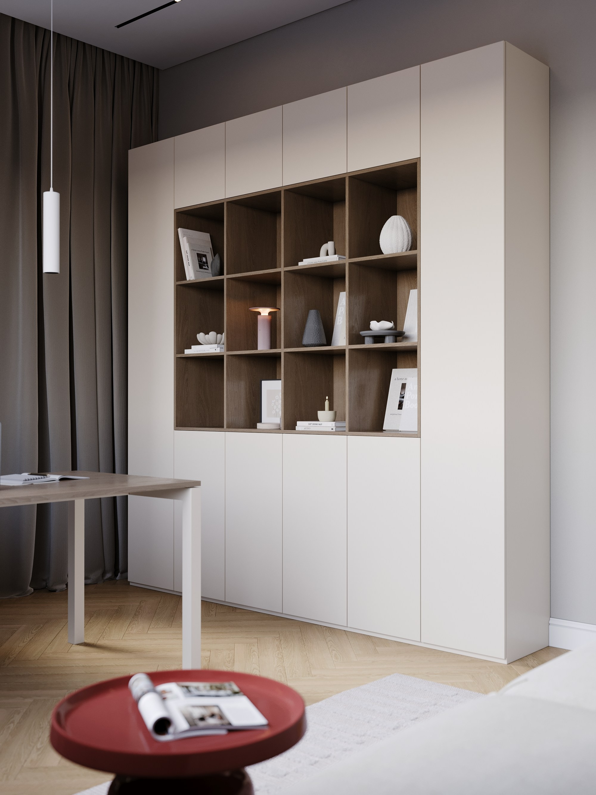 Кабинет в доме. Клиент Мудрова Илона. Евгений Пырков — 3d визуализатор интерьеров и экстерьеров России