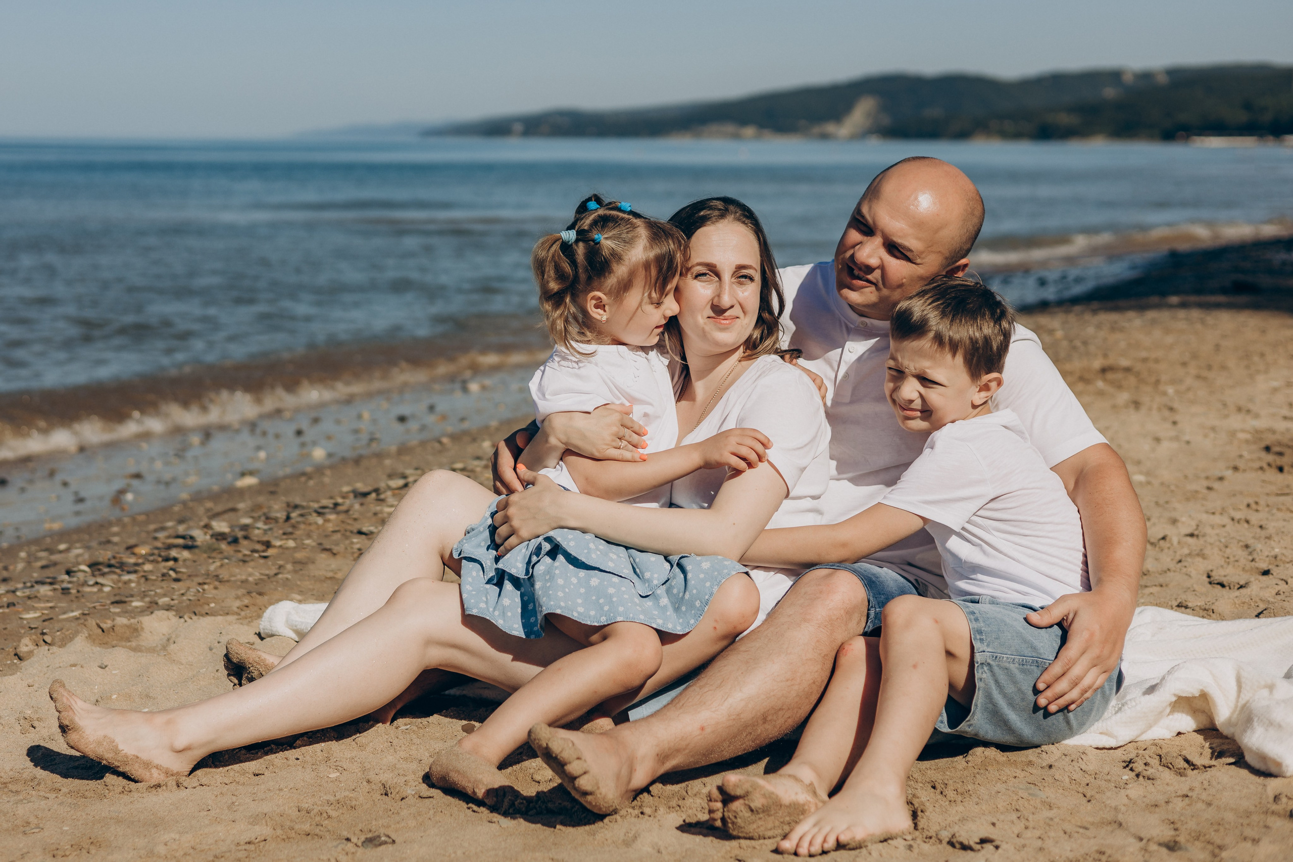 Сергей, Мария, Марк, Кира и Герман