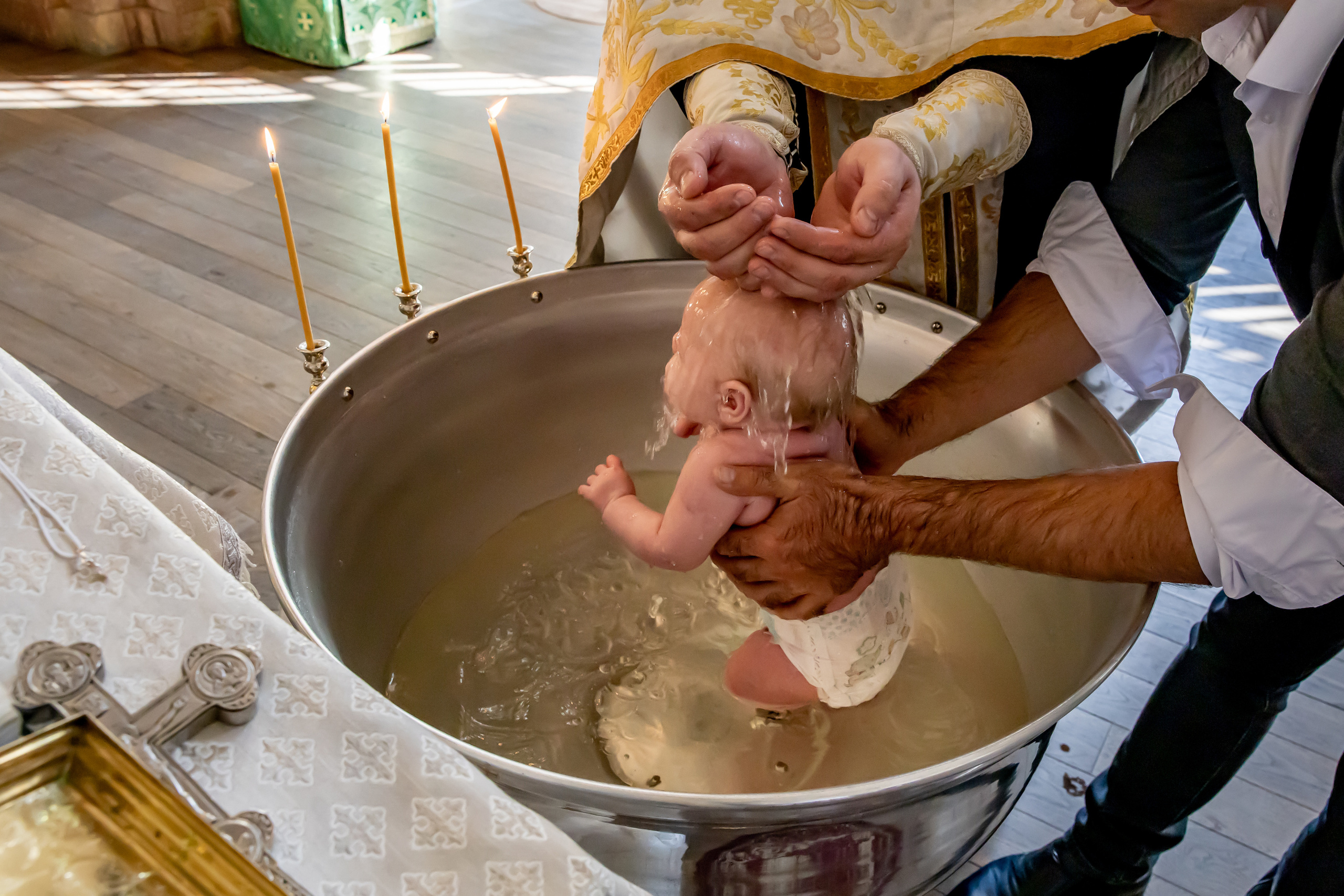 Мл. Варвара. Рассказ о Крещении. ФОТОГРАФ РАДОСТИ Фотосессия в студии СПб. Портретный фотограф — Юрий Торлопов