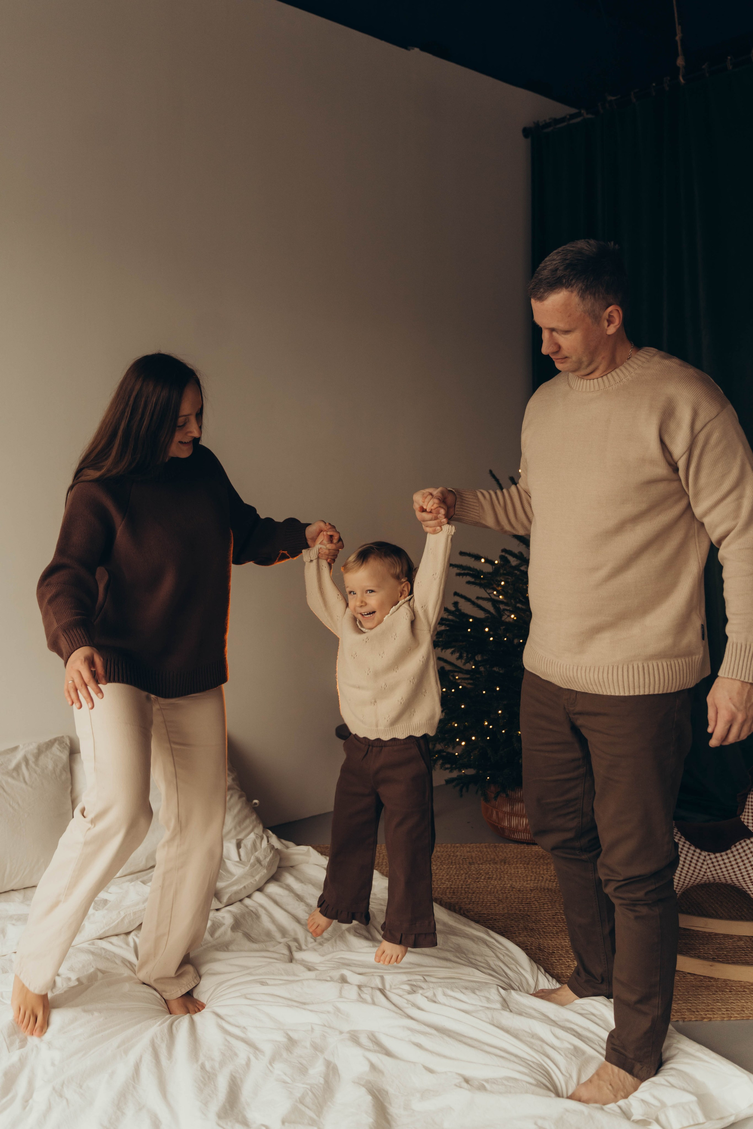 Екатерина, Николай и малышка Аня