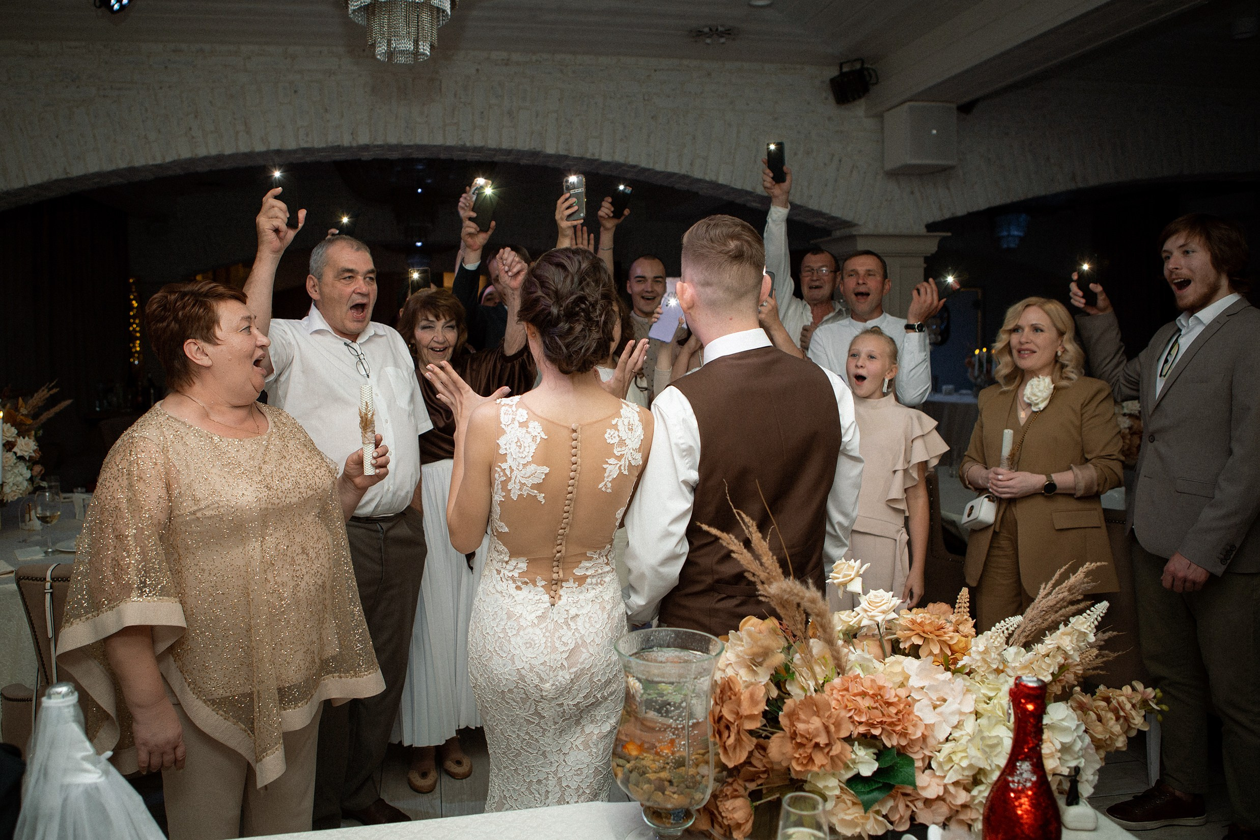 Свадьба с гостями. Свадебный и портретный фотограф Москва