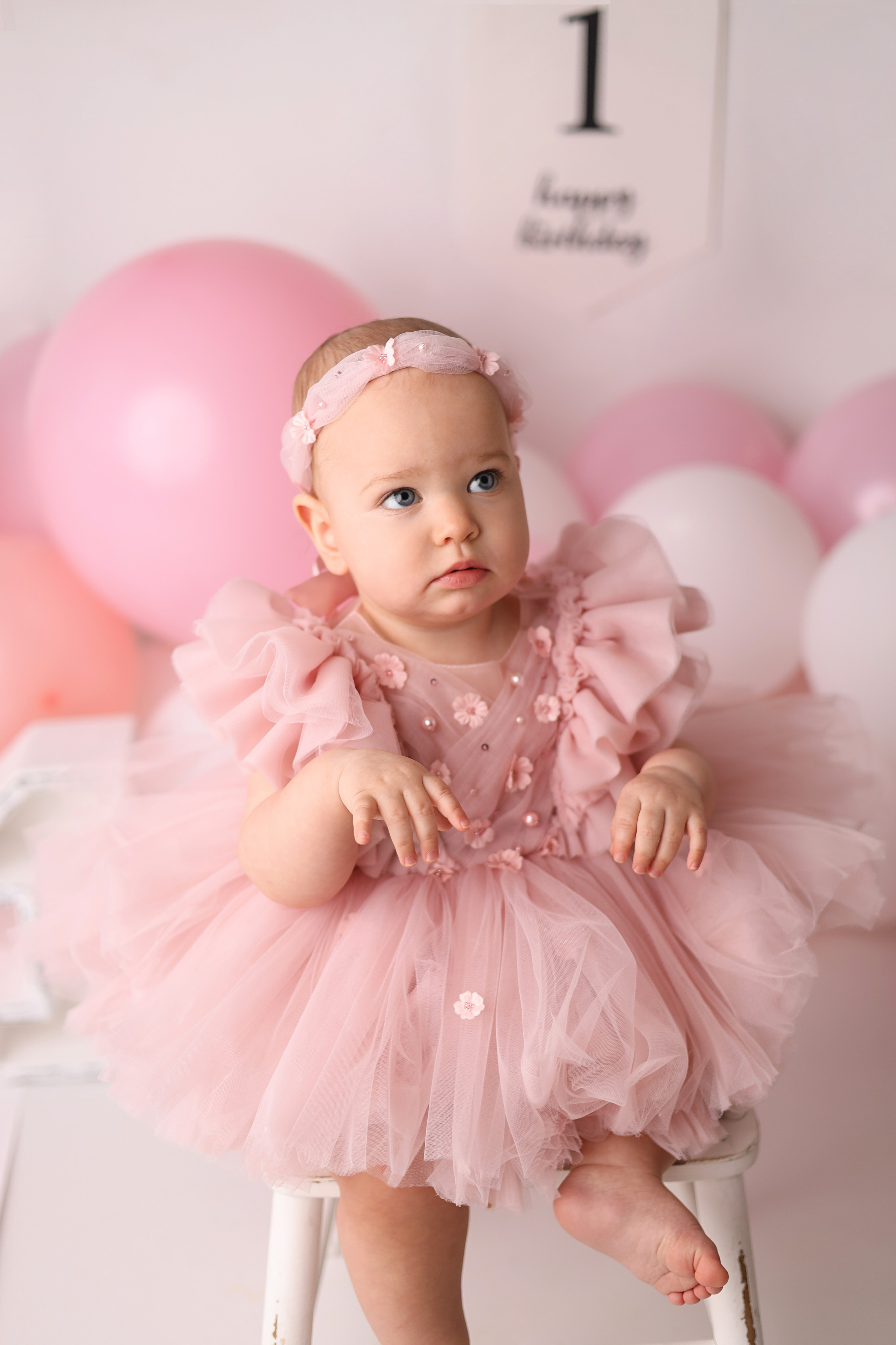 Маше 1 годик. Фотограф новорожденных Москва. Ньюборн фотограф Москва