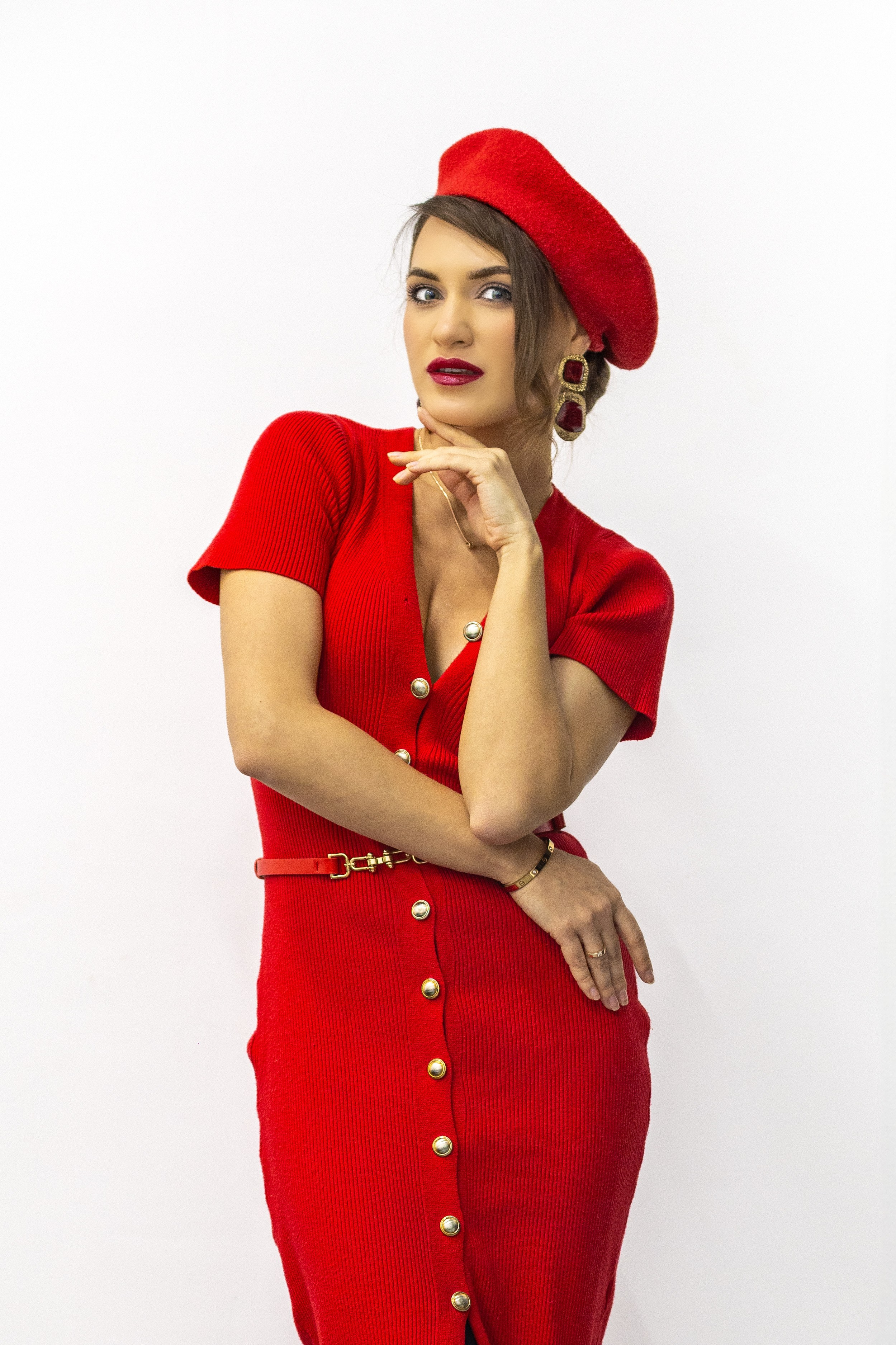 Юлия в красном. Семейный, свадебный, репортажный фотограф в Нижнем Новгороде Сергей Уткин