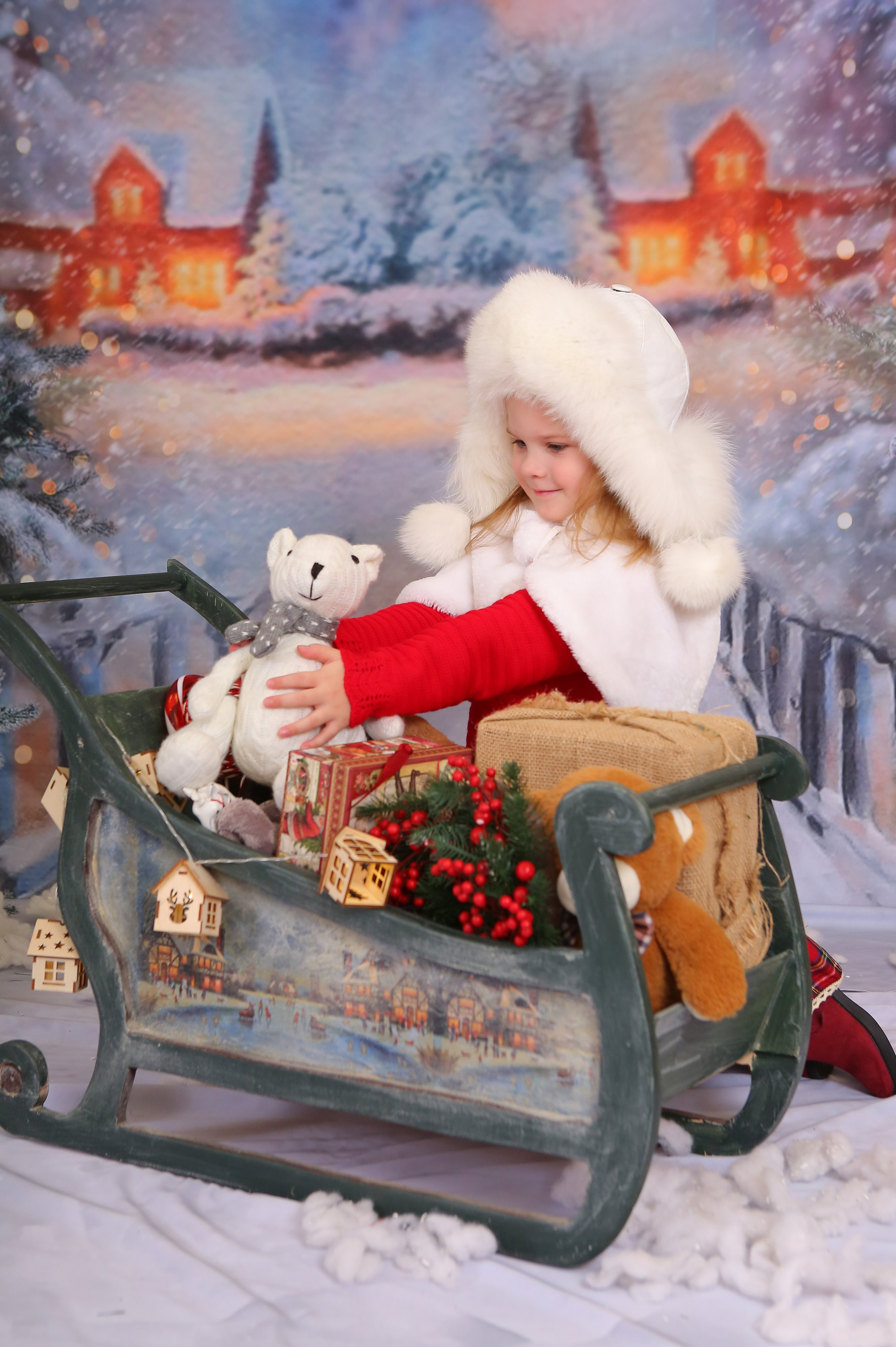Волшебные сани. Студия детской и семейной фотографии 12кадров