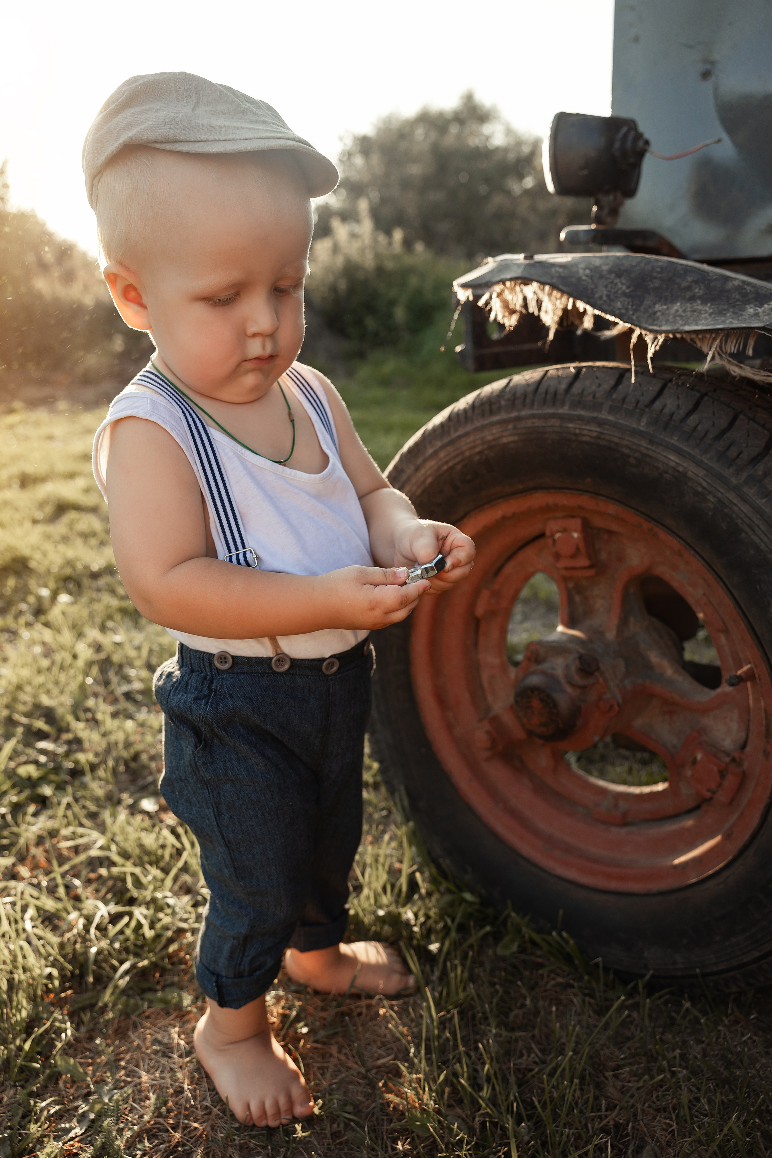 Тракторист. Семейный и детский фотограф г. Москва Супрунова Кристина