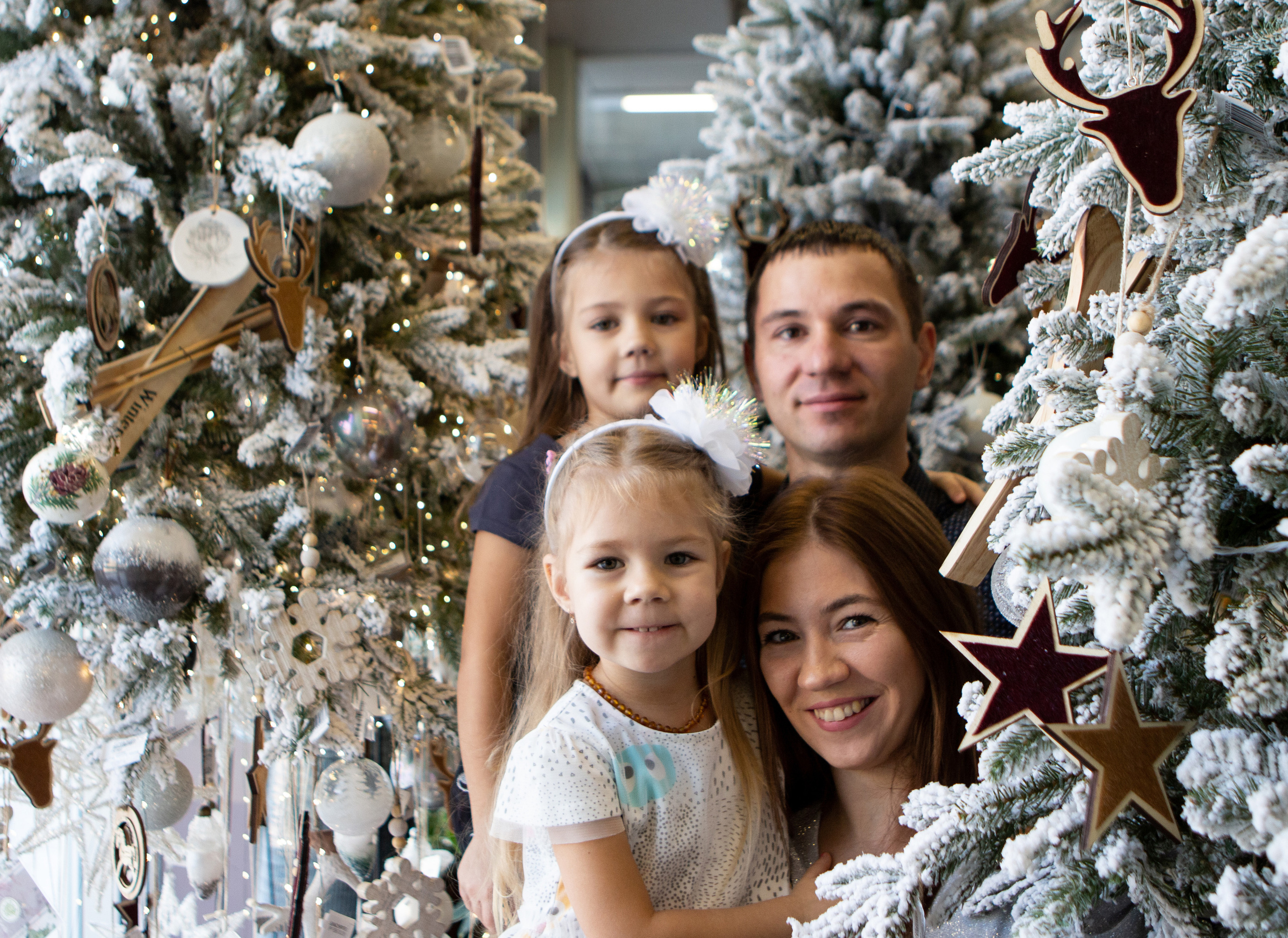 Новогодняя история Сергея, Ирины и их замечательных дочек