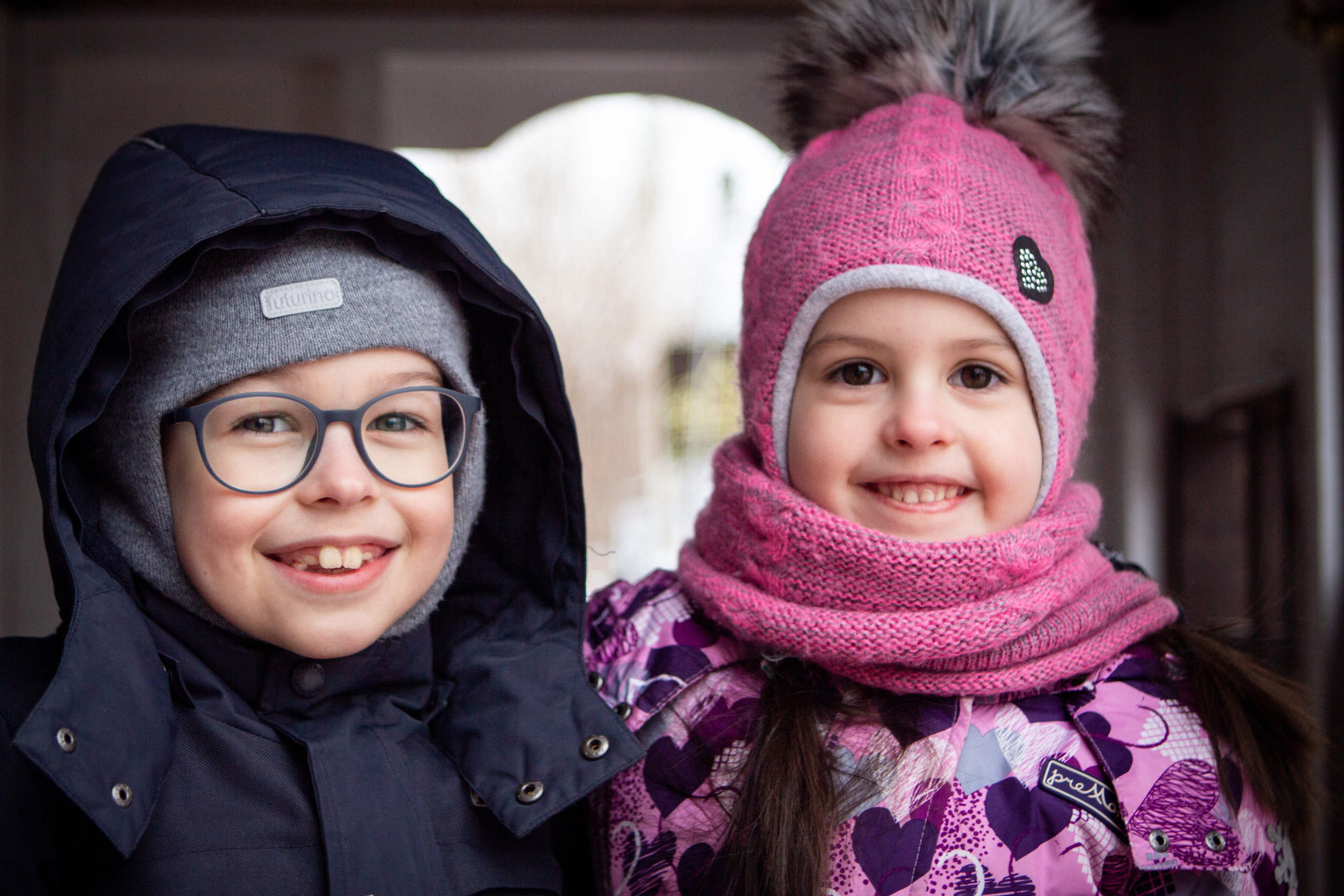 Волшебная зимняя прогулка для Иры и ее деток