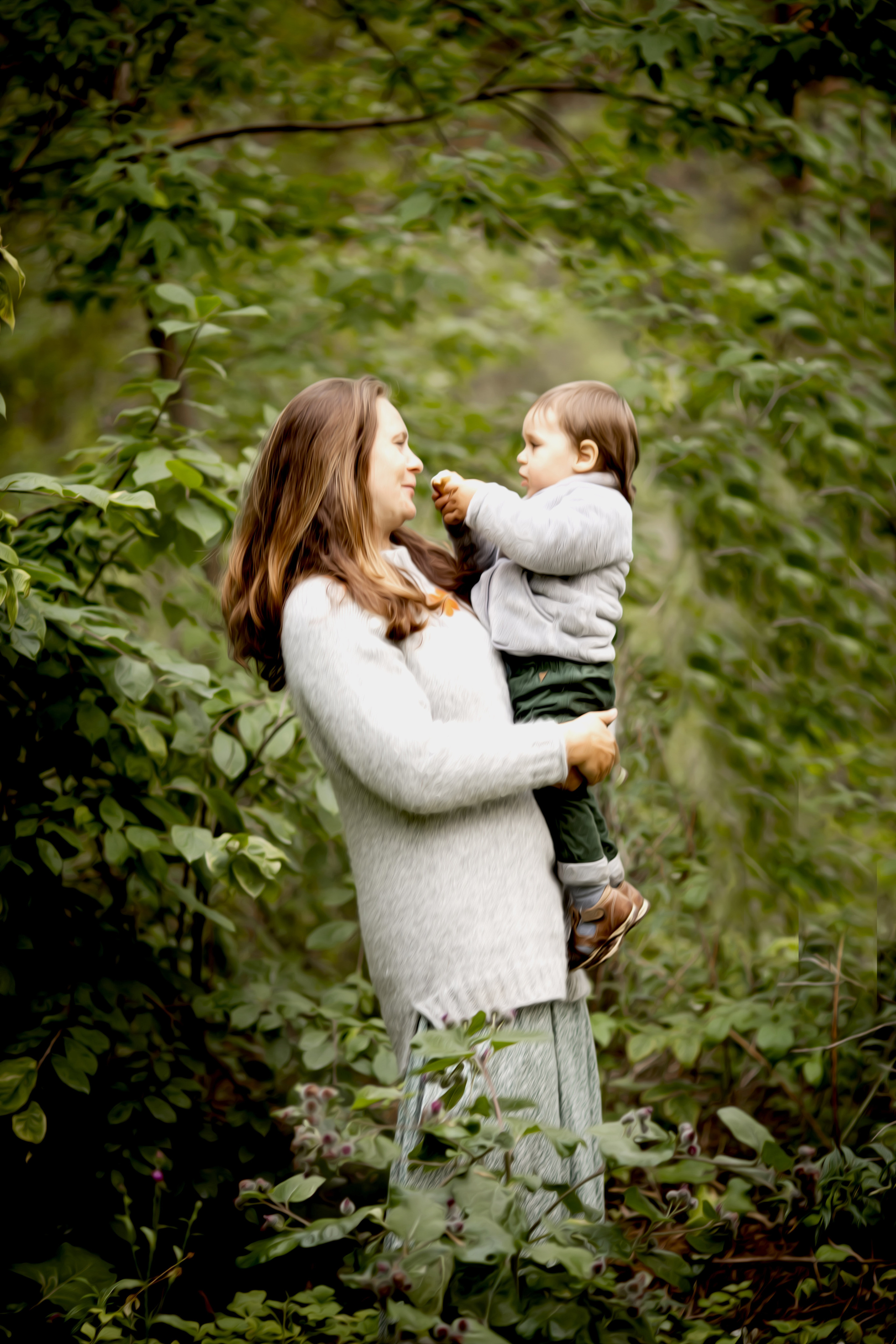 Прогулочная фотосессия для Олеси и ее малыша