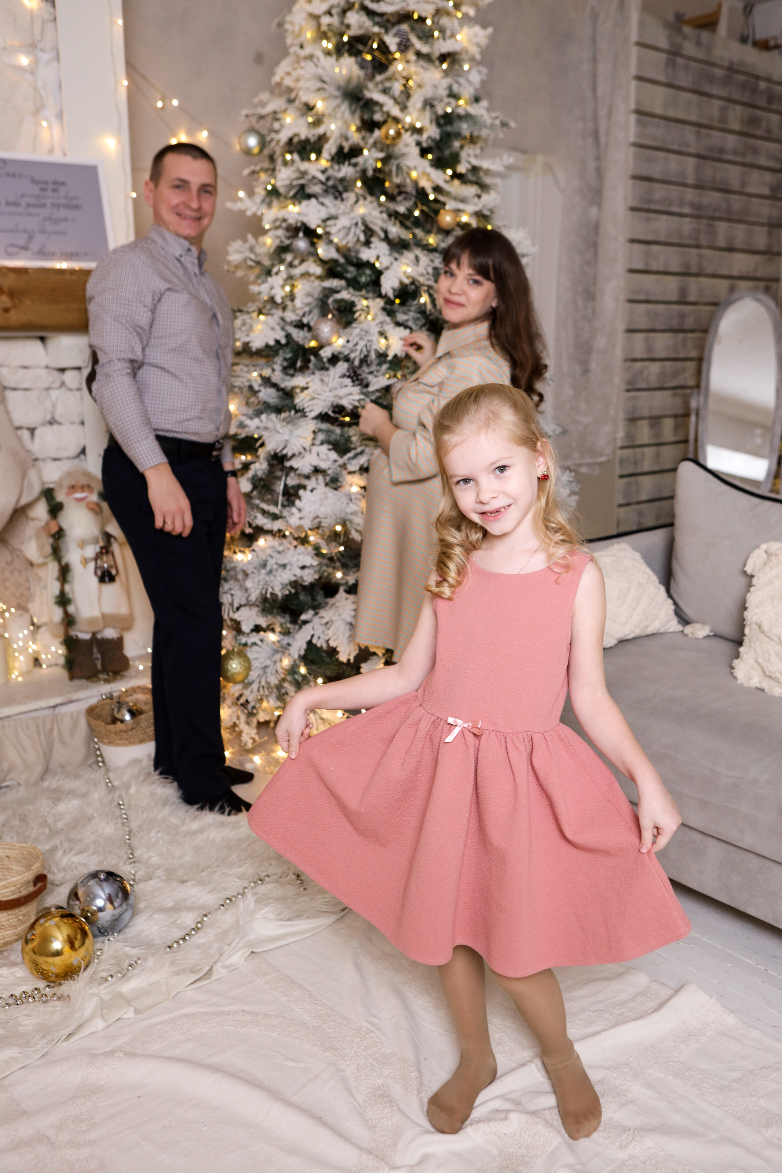 Новогодняя семейная фотосессия