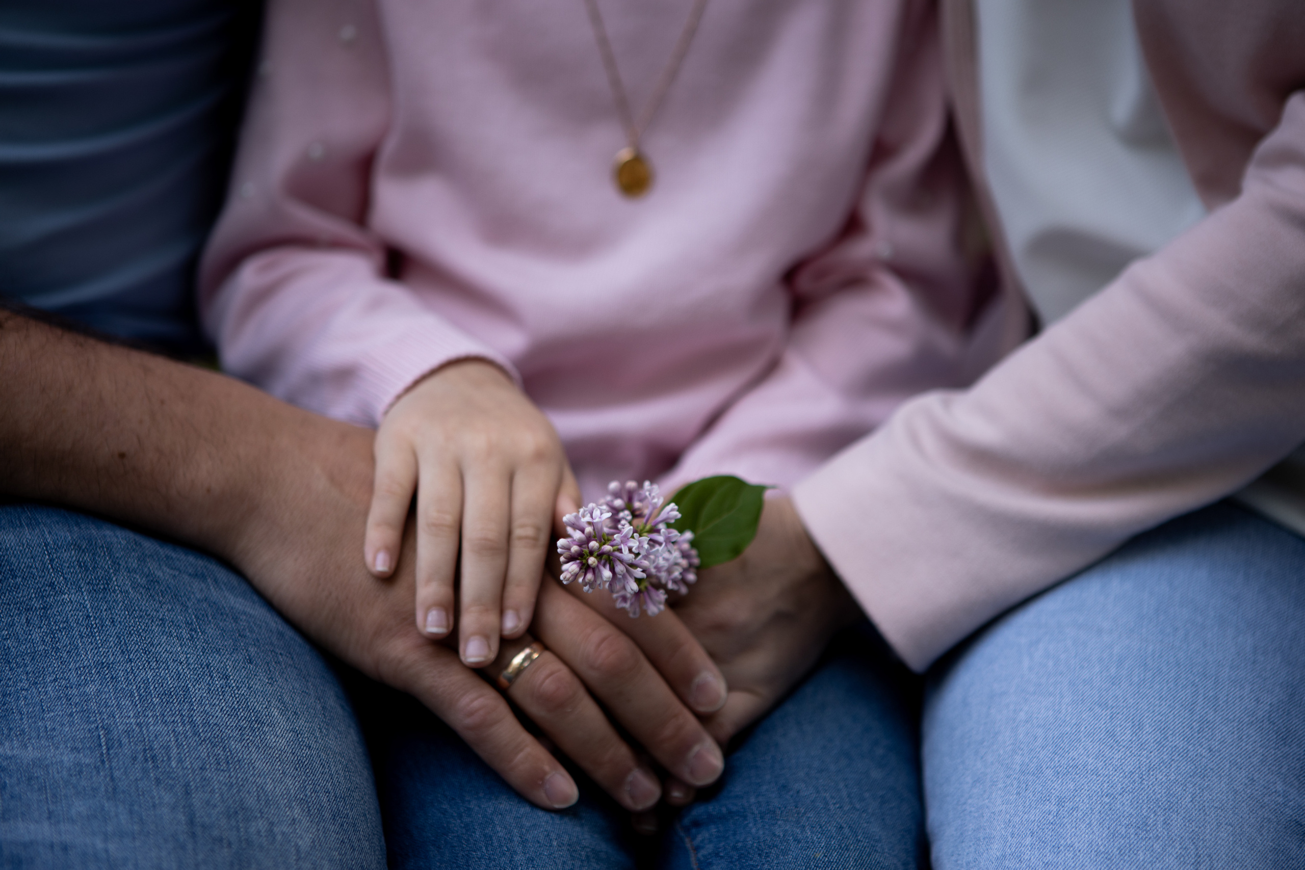 Семейная фотосессия в цветении