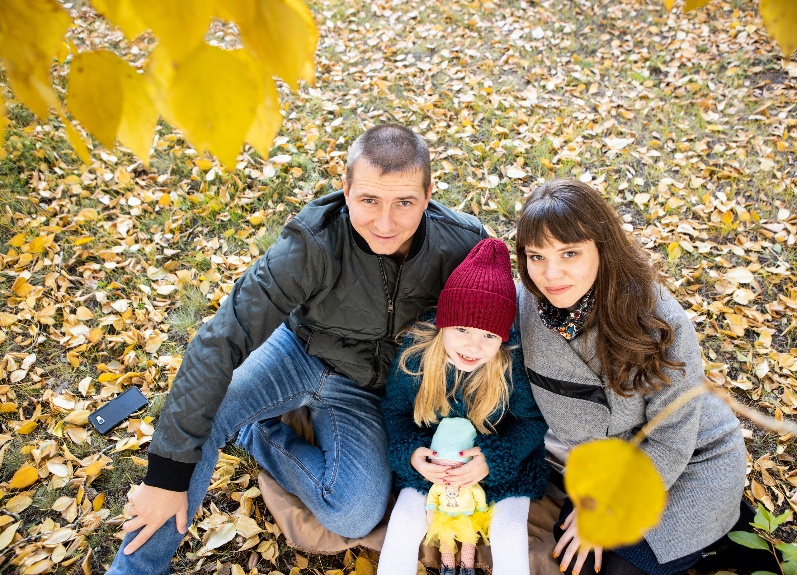 Осенняя фотопрогулка для дружной семьи