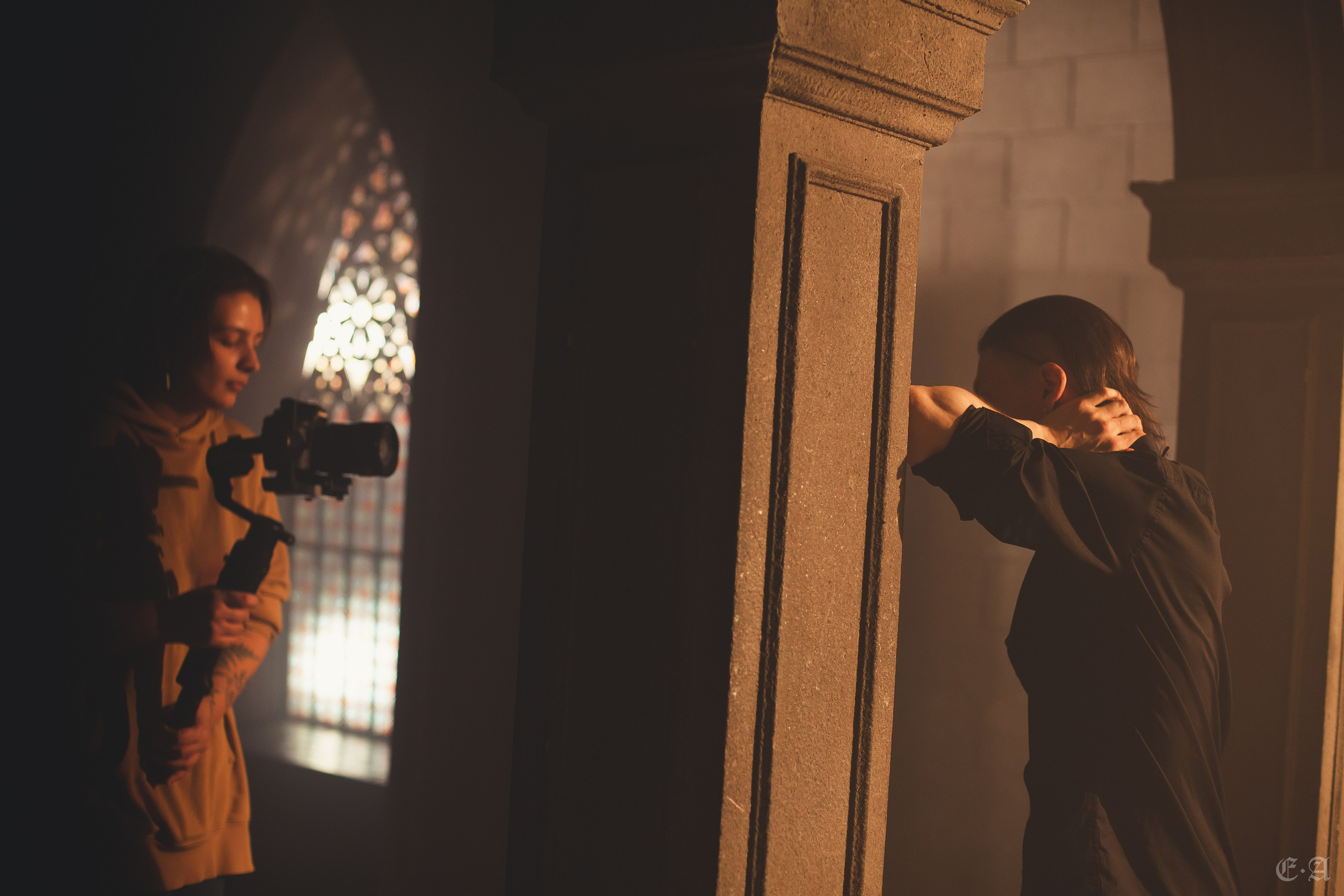 Съемки клипа «Клок тумана». Фотограф Ellairen