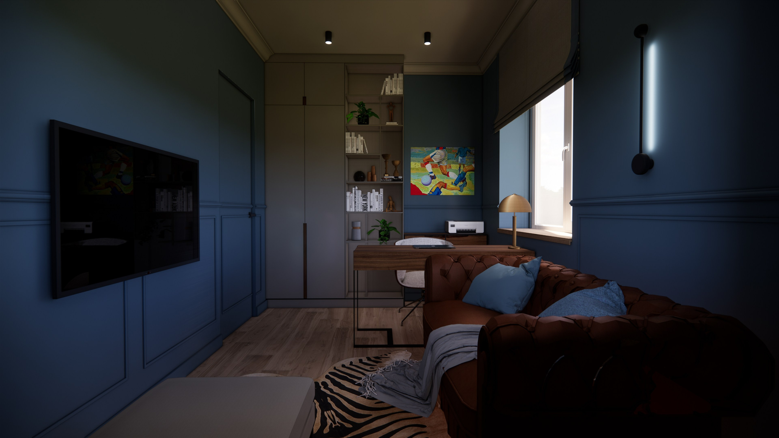 Дуплекс 120 м² в КП ВП-лайт (совместная работа с Любовью Поляковой designpolyakova.ru). Push-design.ru