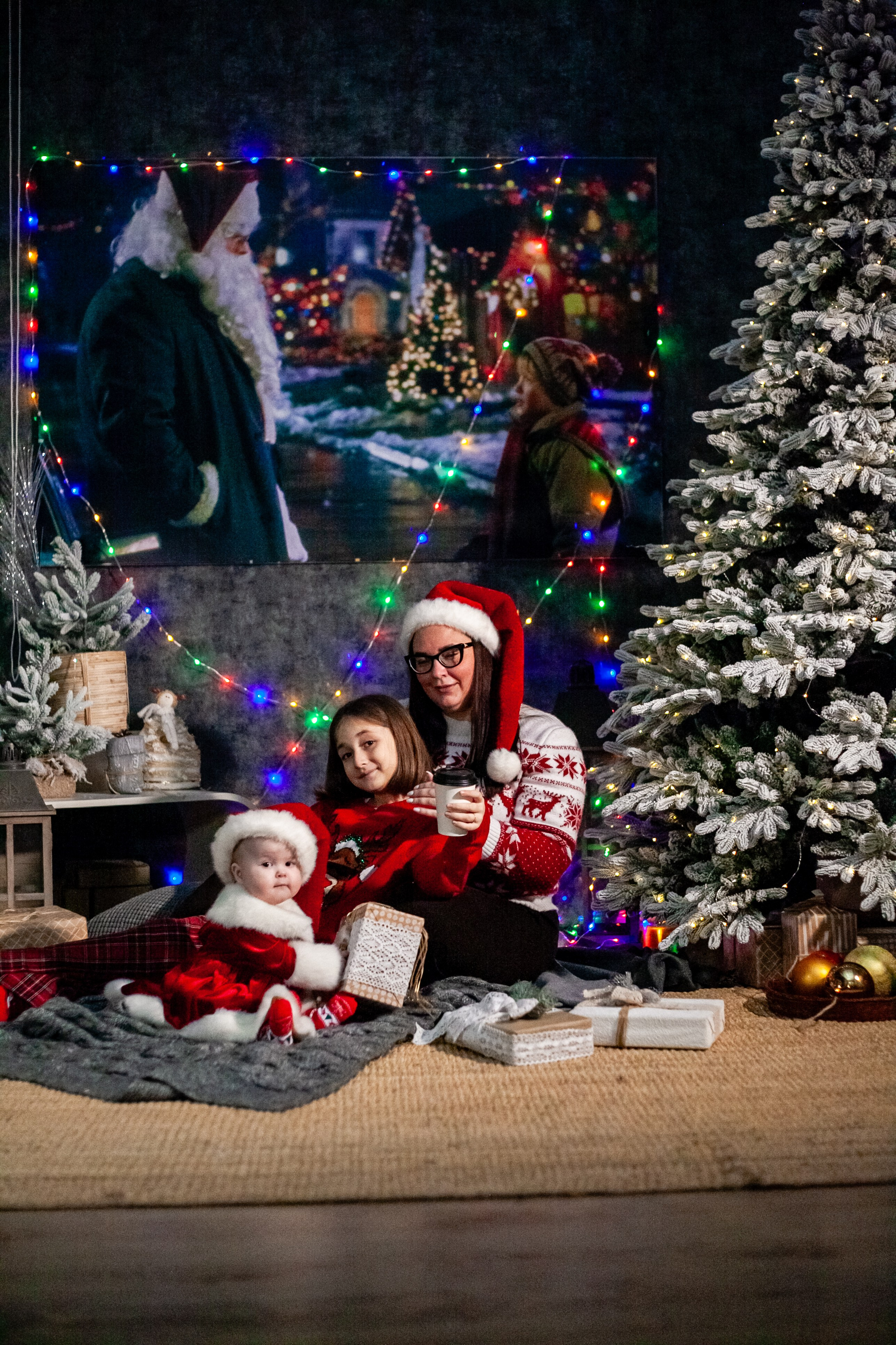 Ульяна и ее семья новый год 2024. Свадебный и семейный фотограф в Армавире
