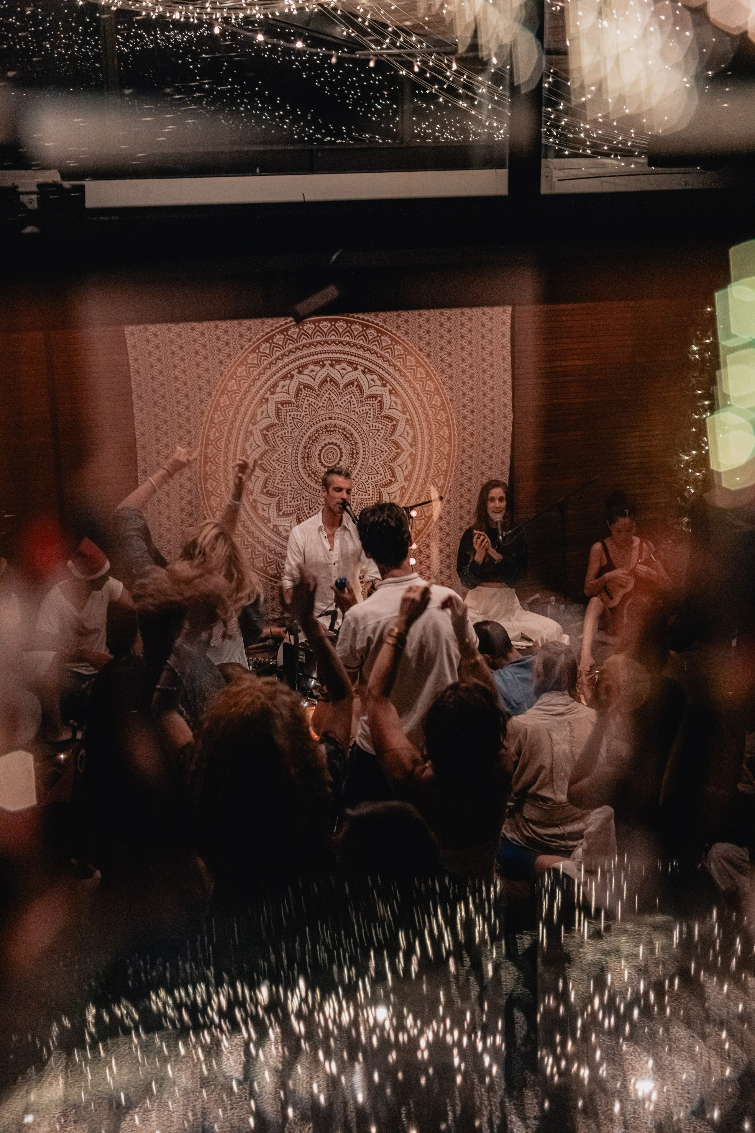 Christmas kirtan w Bhakti Bliss family. Mariam Bagdasaryan