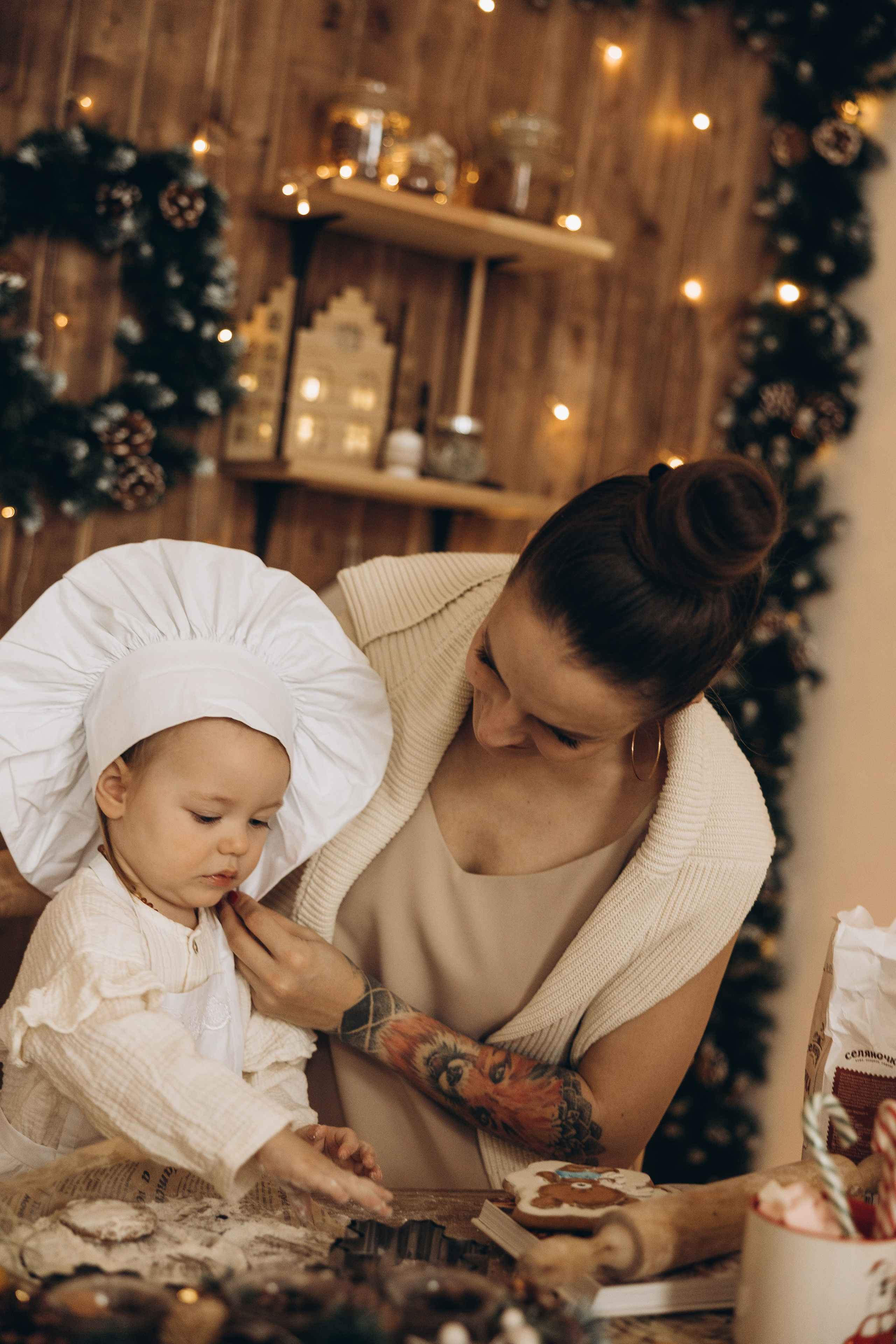 Ольга и Мирослава НГ. Семейный фотограф в Москве Виктория Ястребинская