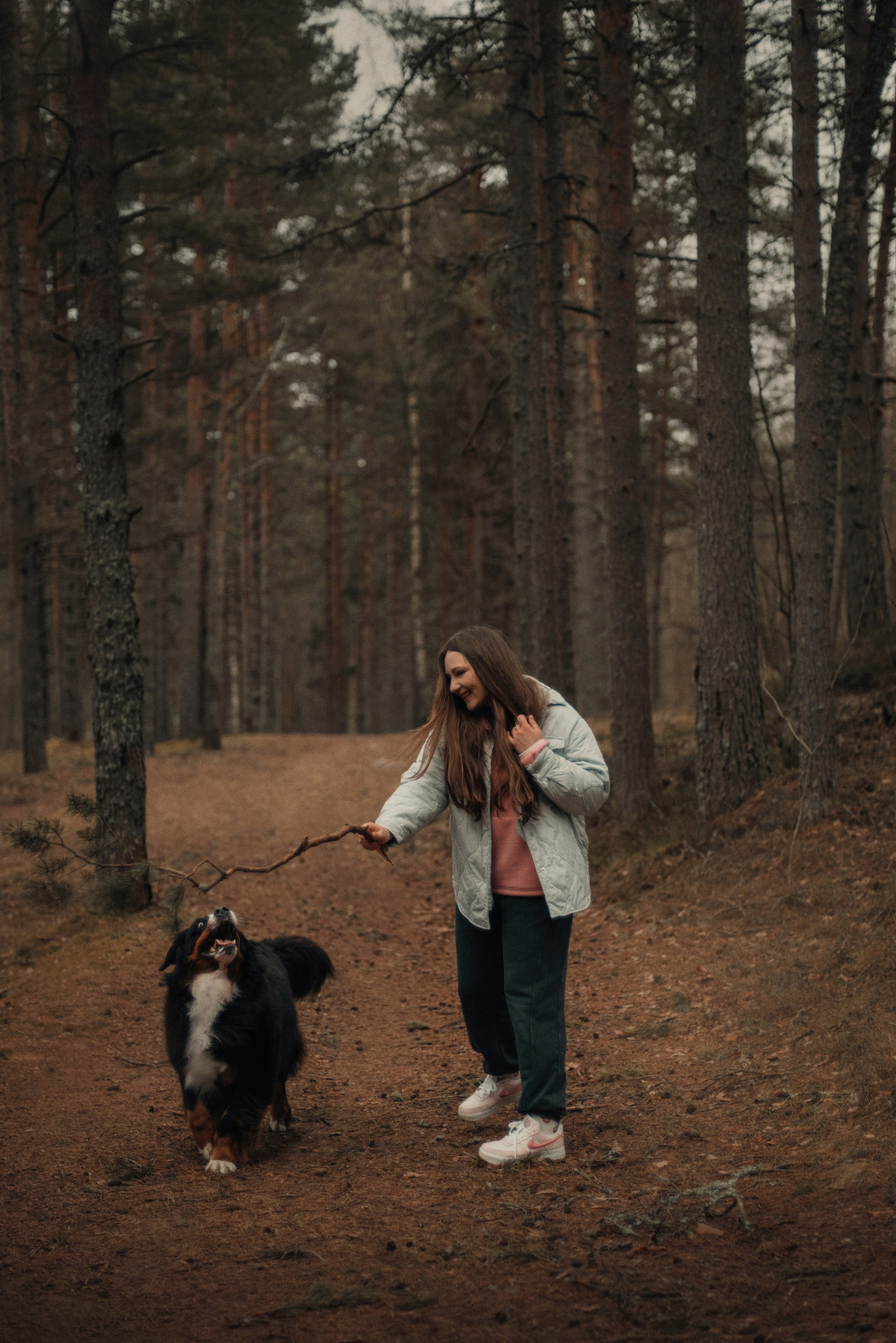 Прогулка: берн Пума, Фрэнк и Юля в Питере. Портфолио