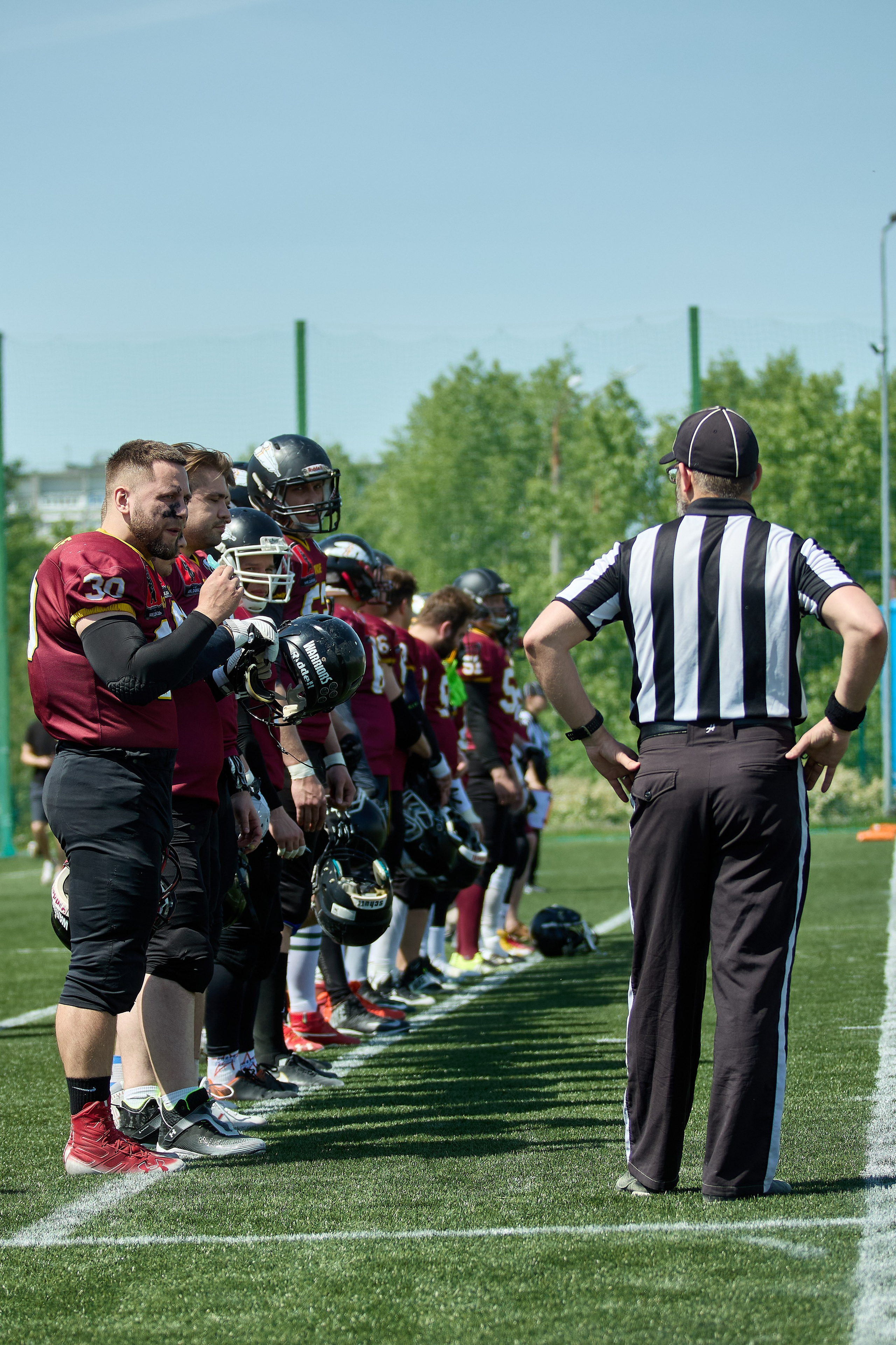 Американский футбол. Матч Чемпионата России. Светлана Родионова — фотограф спортивный и не только