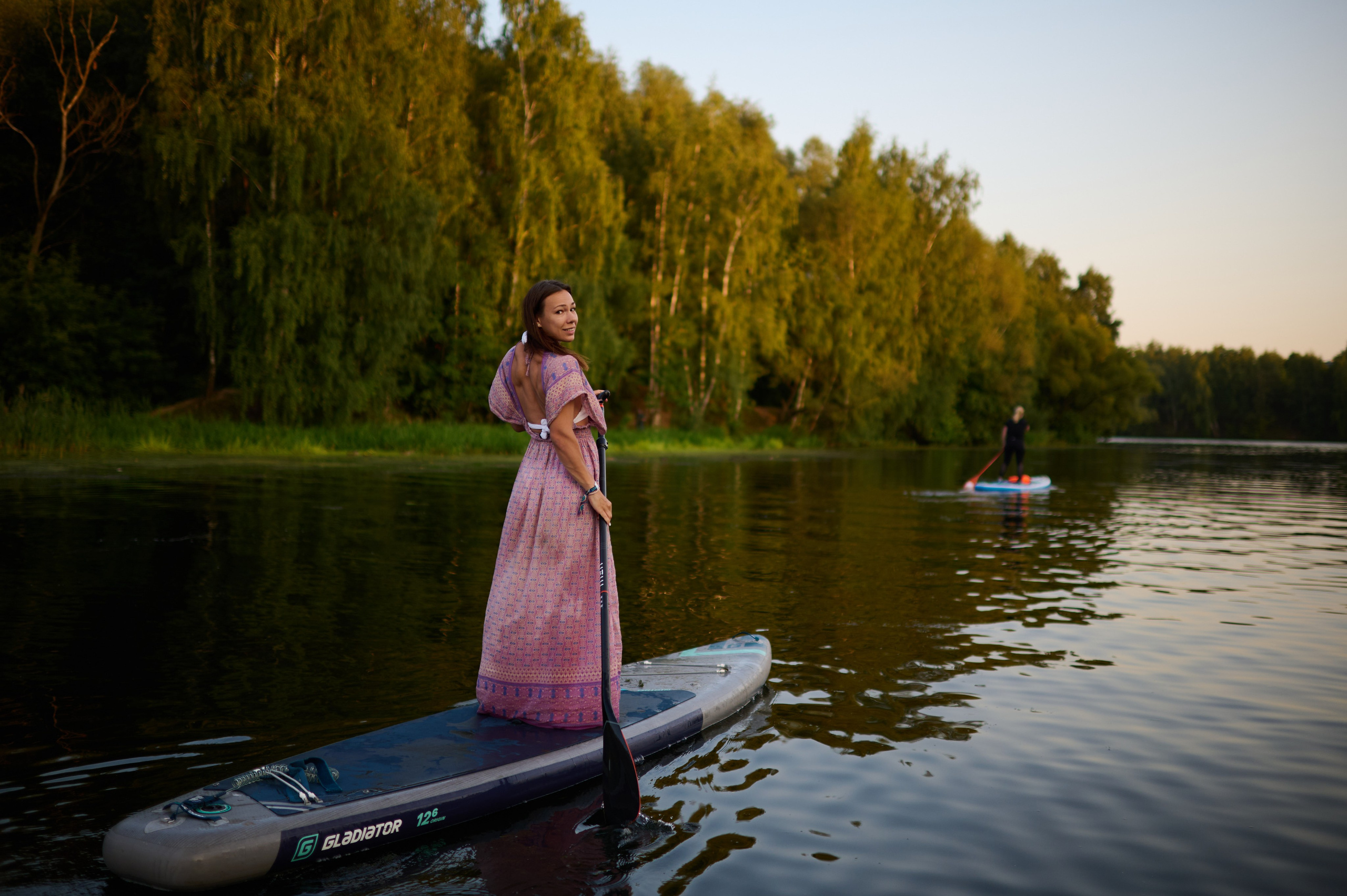 Илона. Фотосъемки на сапах, Москва. Сплавы на сапах
