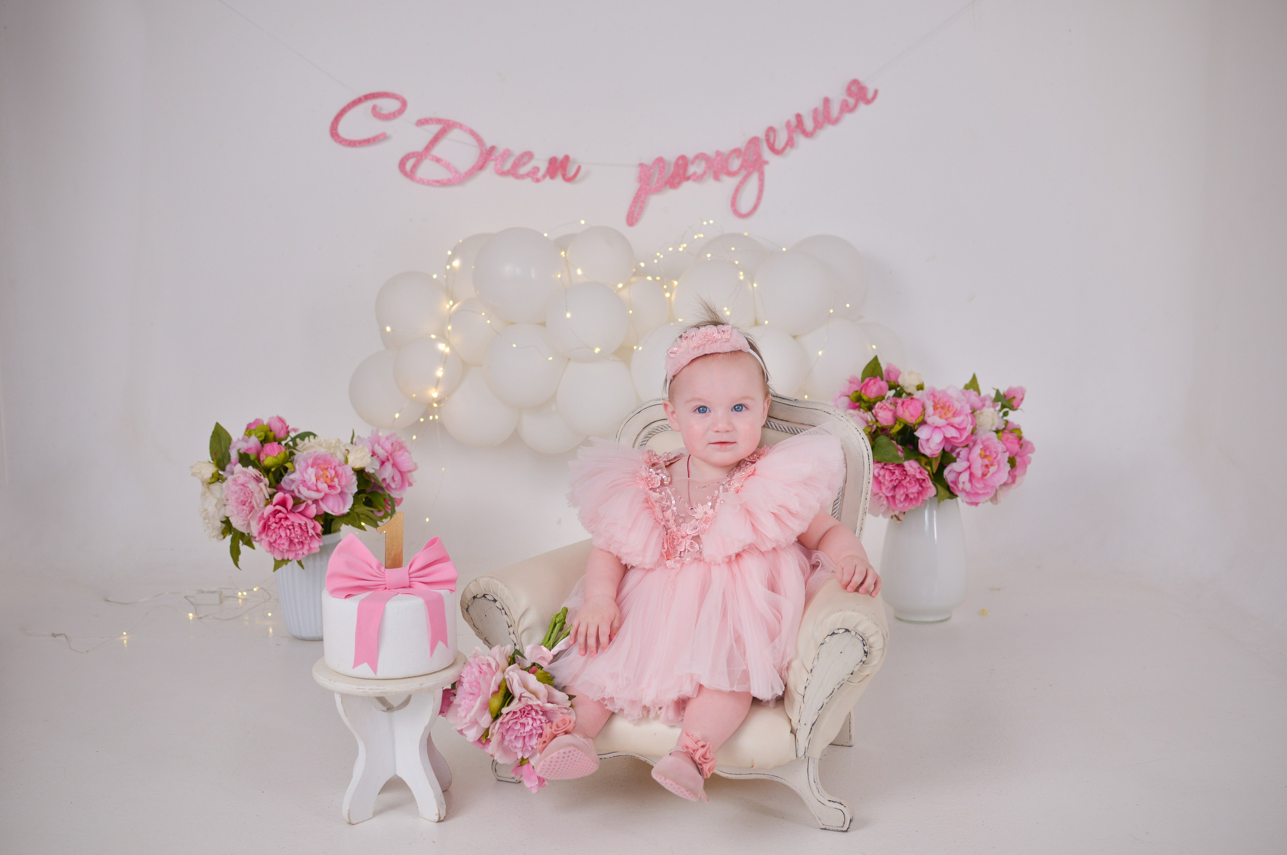 Анонс первых кадров фотосессии Варечки к 1 годику. Фотограф новорожденных Краснодар Малышенко Надежда