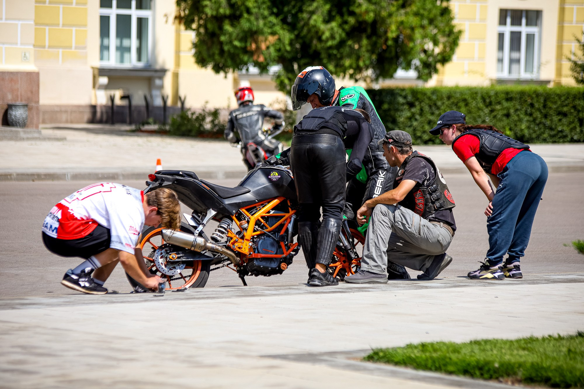 Кубок России по фигурному управлению мотоциклом. Спортивный фотограф Вадим Добедченков