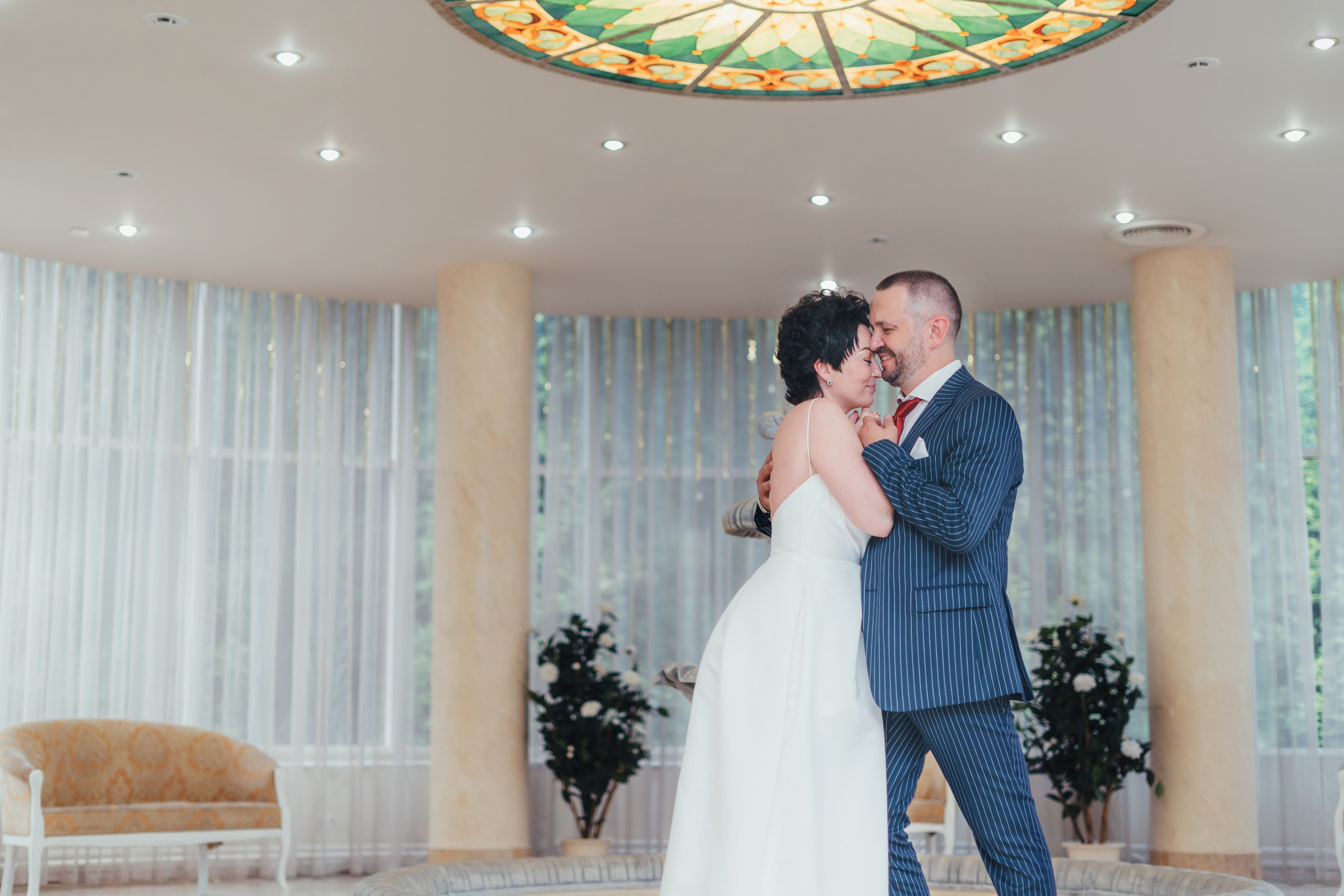 Ольга и Андрей, ЗАГС Железнодорожный, ВДНХ ресторан Московское небо. Наталья Дукалова фотограф Щелково Королев Пушкино Москва Балашиха