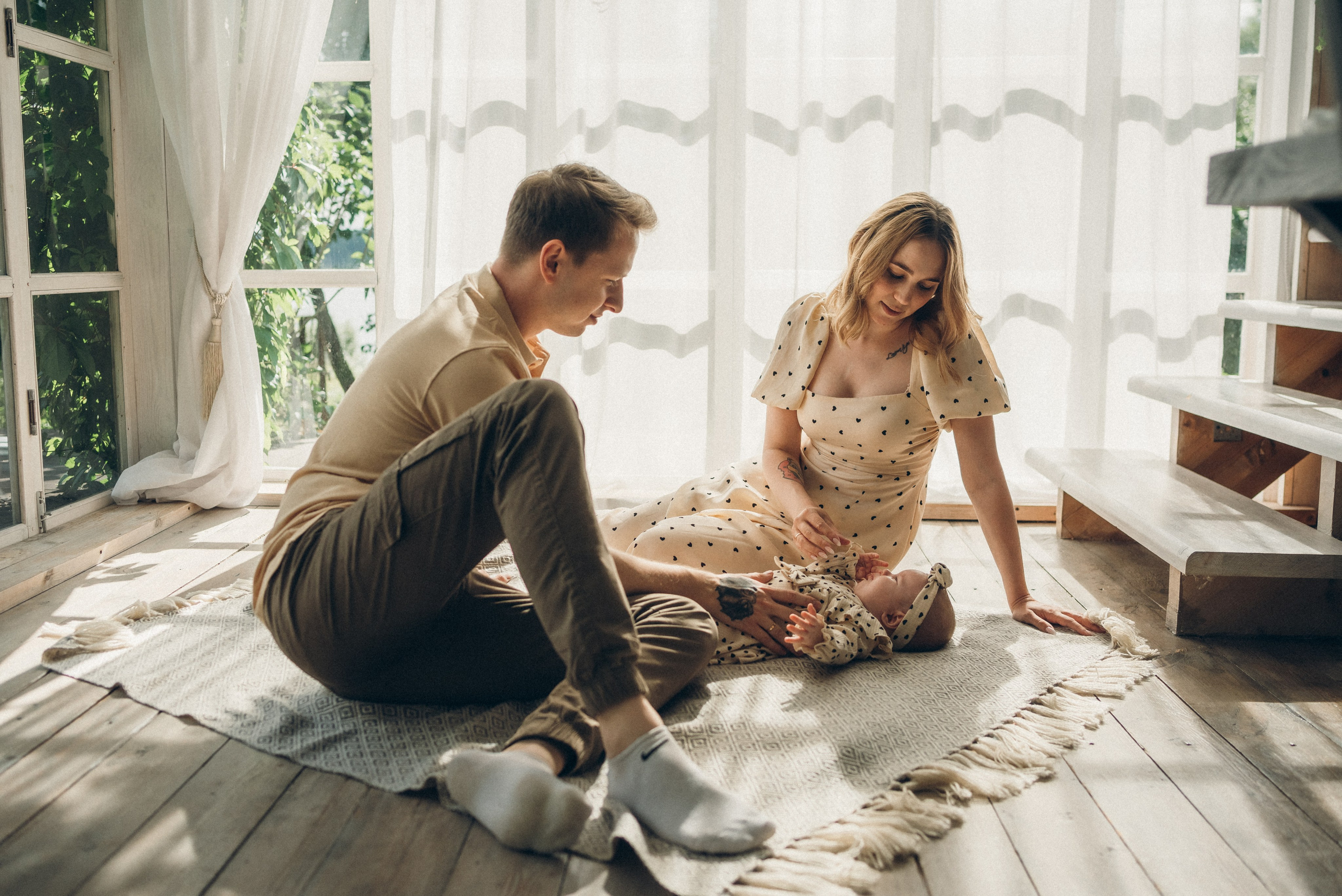 Саша, Оля и Анечка. Семейный фотограф в Клину и Москве Елена Храпунова