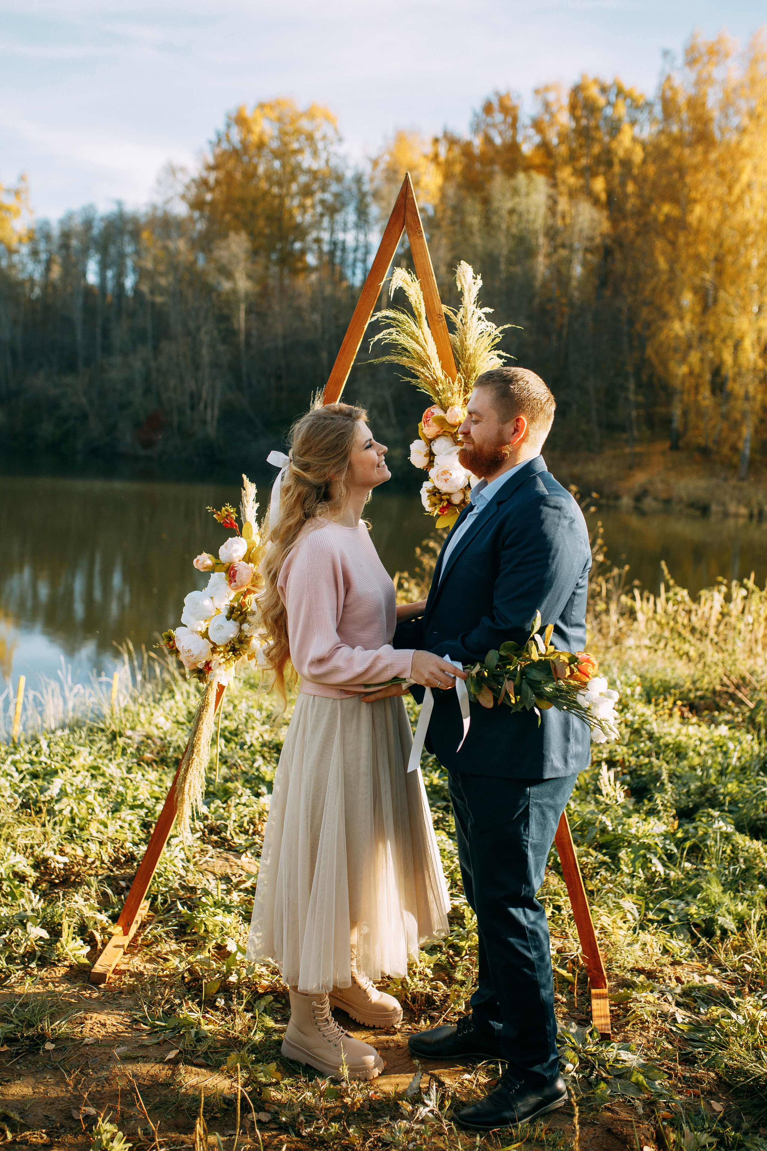 Свадьба осень. Фотограф г. Зубцов Елена Соколова