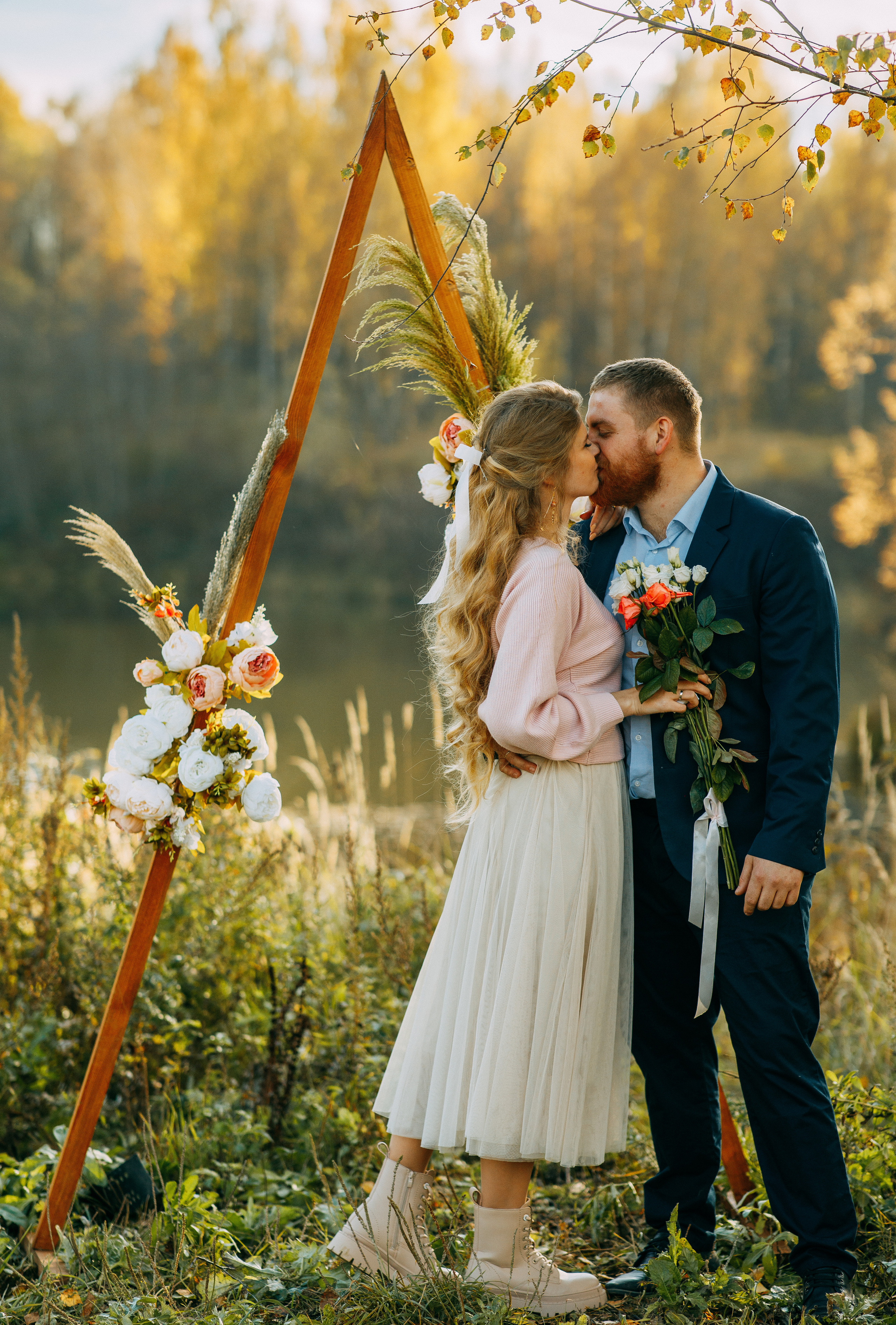 Свадьба осень. Фотограф г. Зубцов Елена Соколова