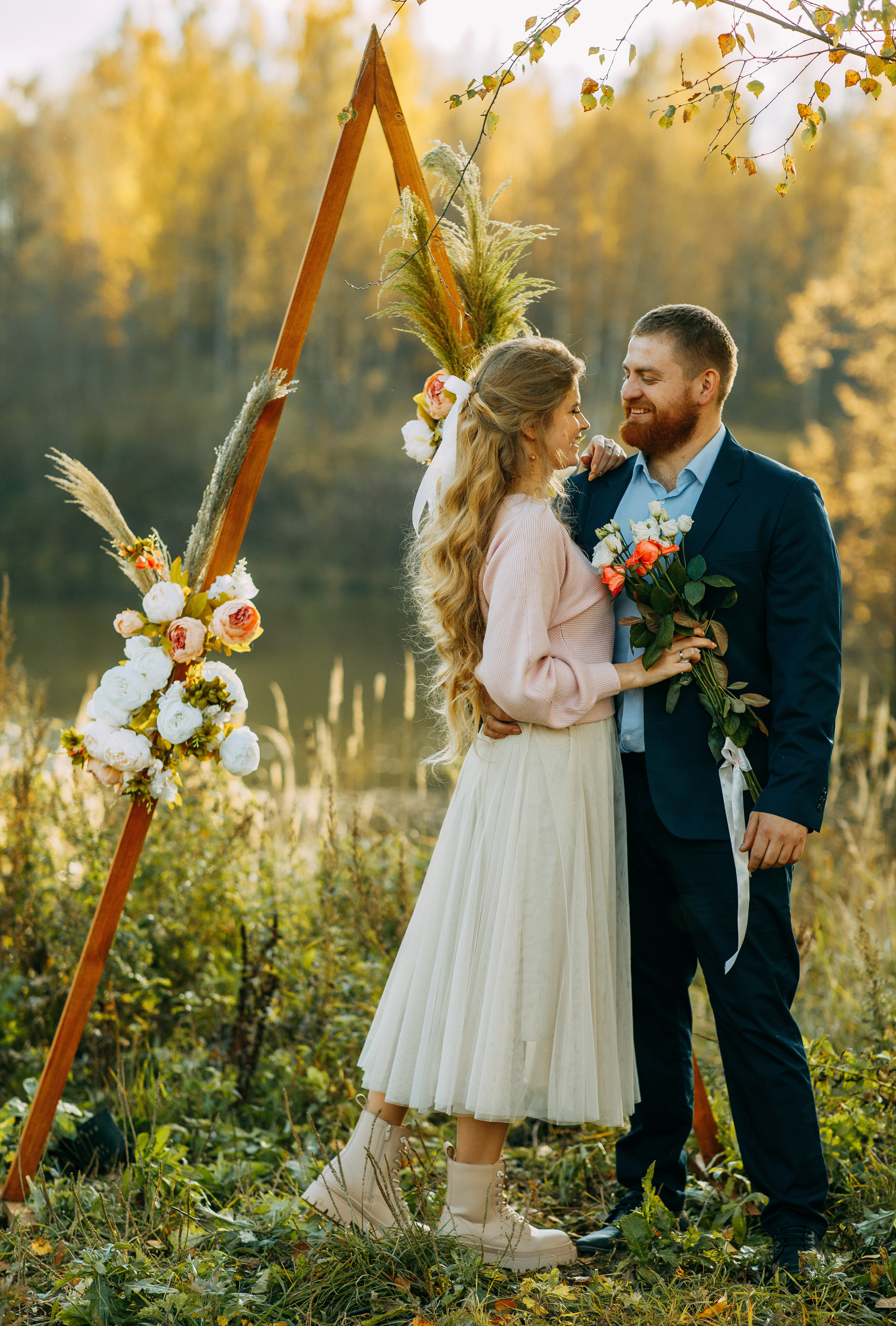Свадьба осень. Фотограф г. Зубцов Елена Соколова