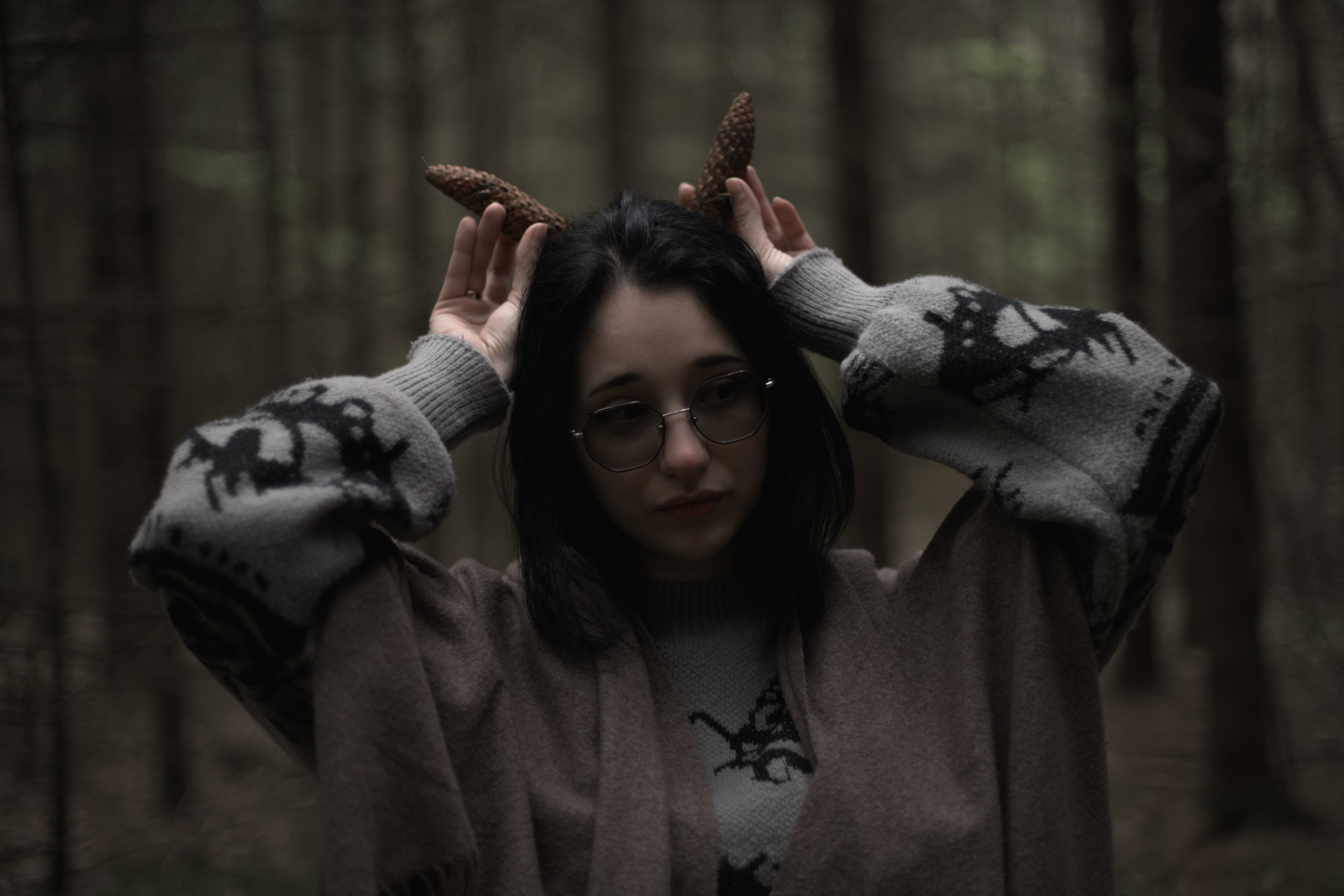 Полина Л — (Лесной массив). — Digital Noise —