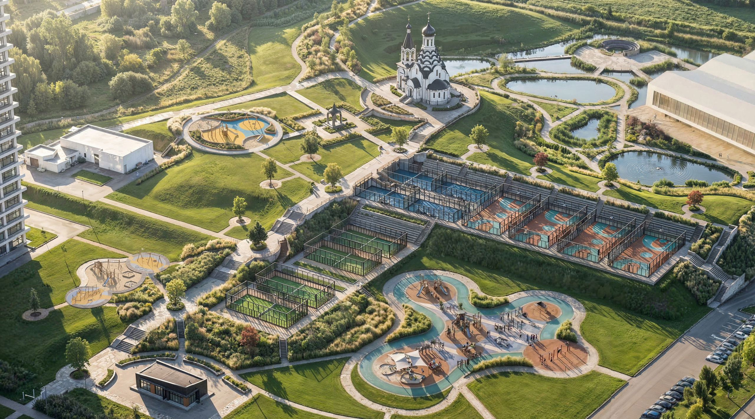 Искра парк. Архитектурно-дизайнерское бюро ROOMS