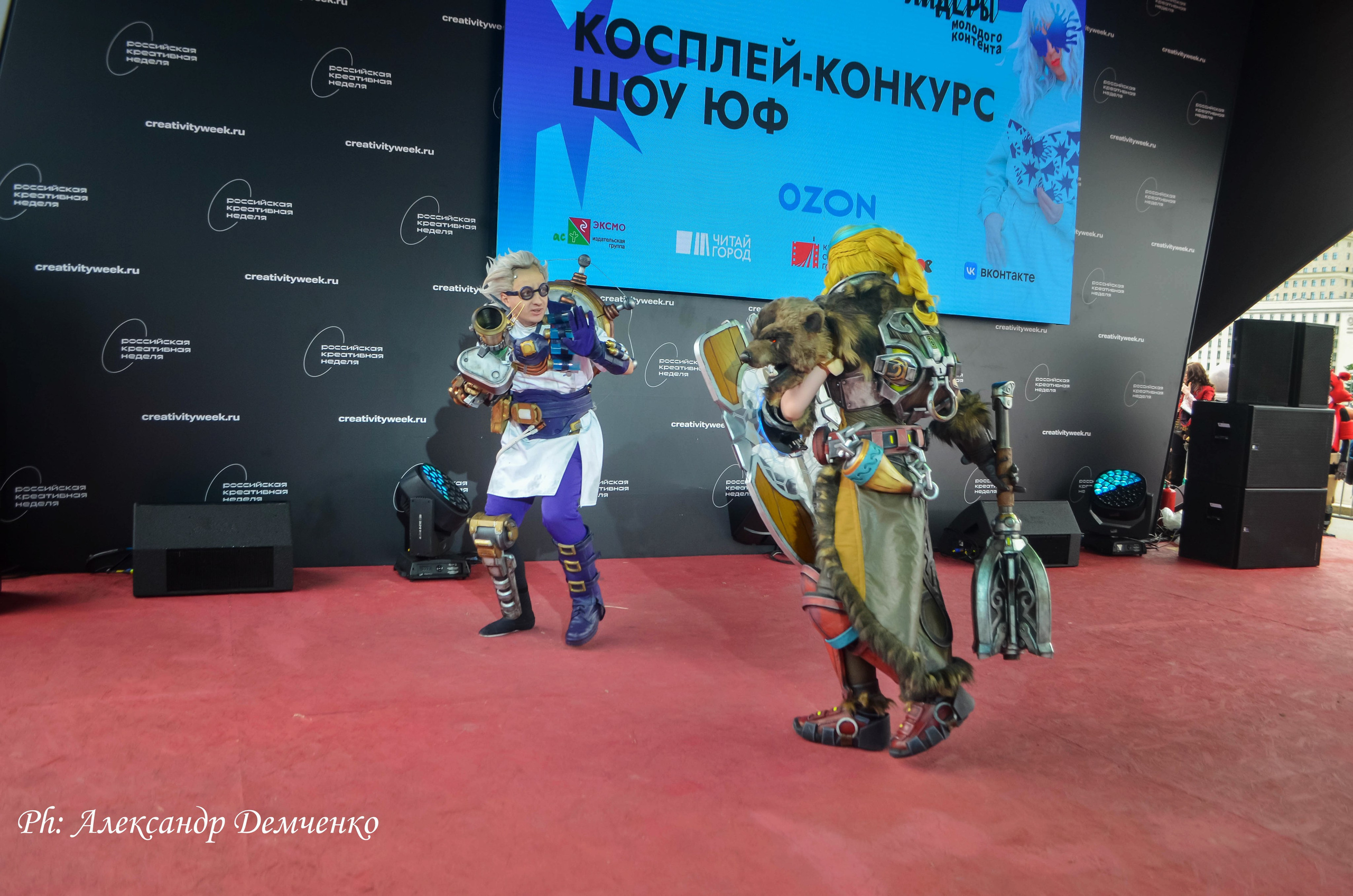 Фотосессия сцены в Москве на разных репортажных мероприятий