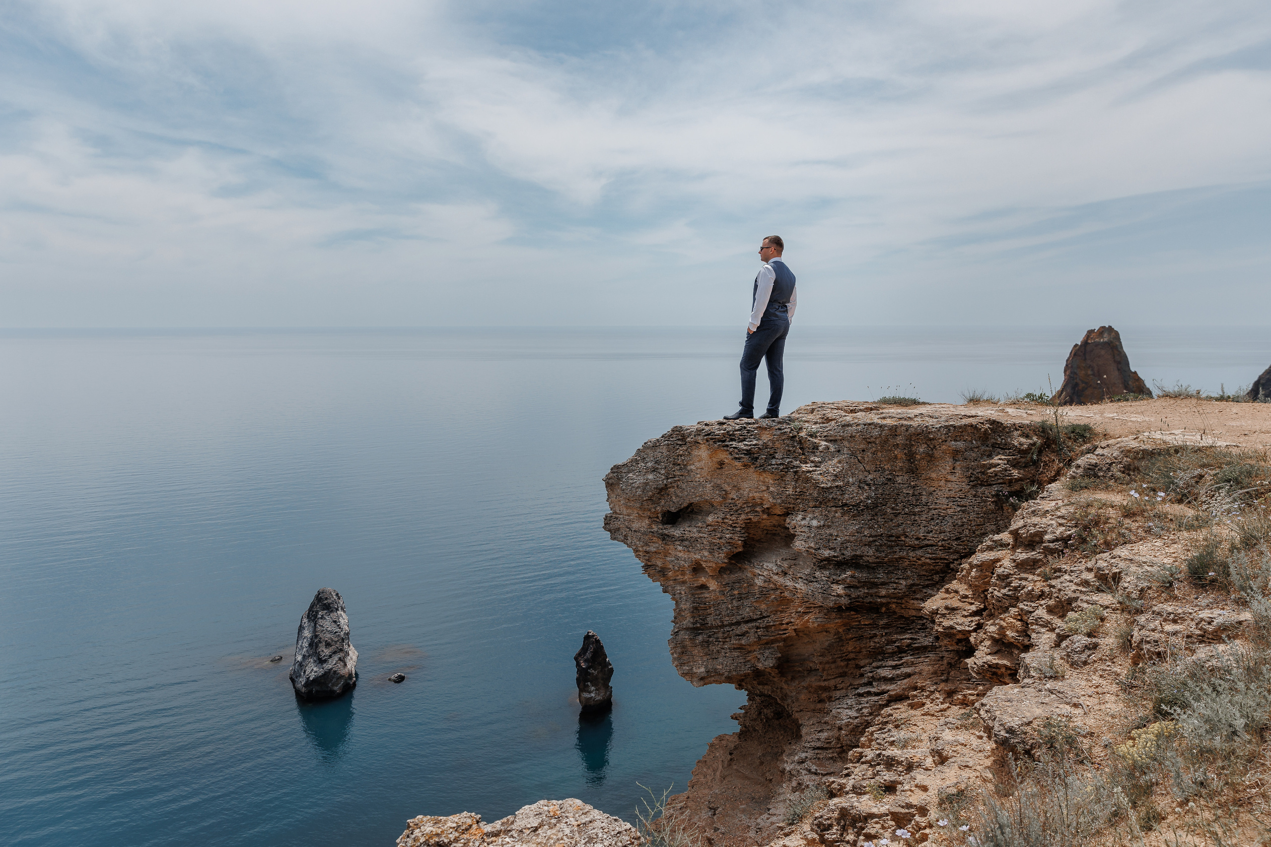 Море и горы. Анонс свадьбы Карины и Алексея. Свадебный фотограф в Крыму и Севастополе Ольга Баскакова