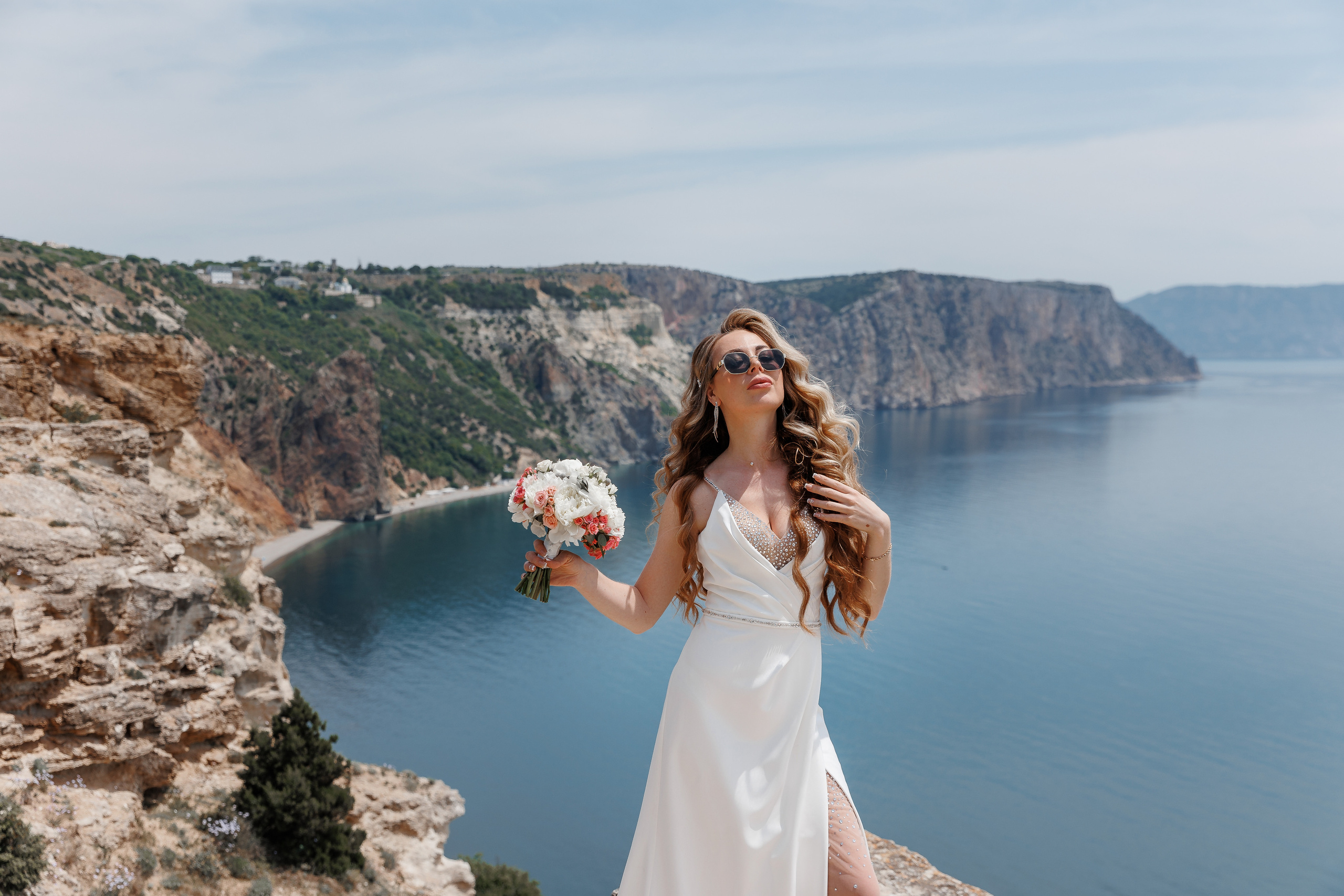 Море и горы. Анонс свадьбы Карины и Алексея. Свадебный фотограф в Крыму и Севастополе Ольга Баскакова