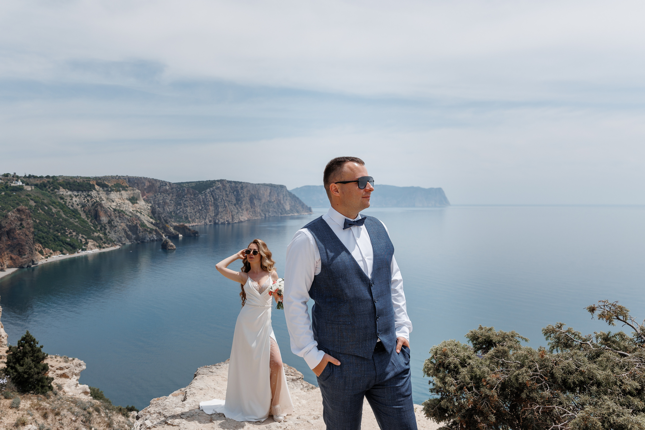 Море и горы. Анонс свадьбы Карины и Алексея. Свадебный фотограф в Крыму и Севастополе Ольга Баскакова