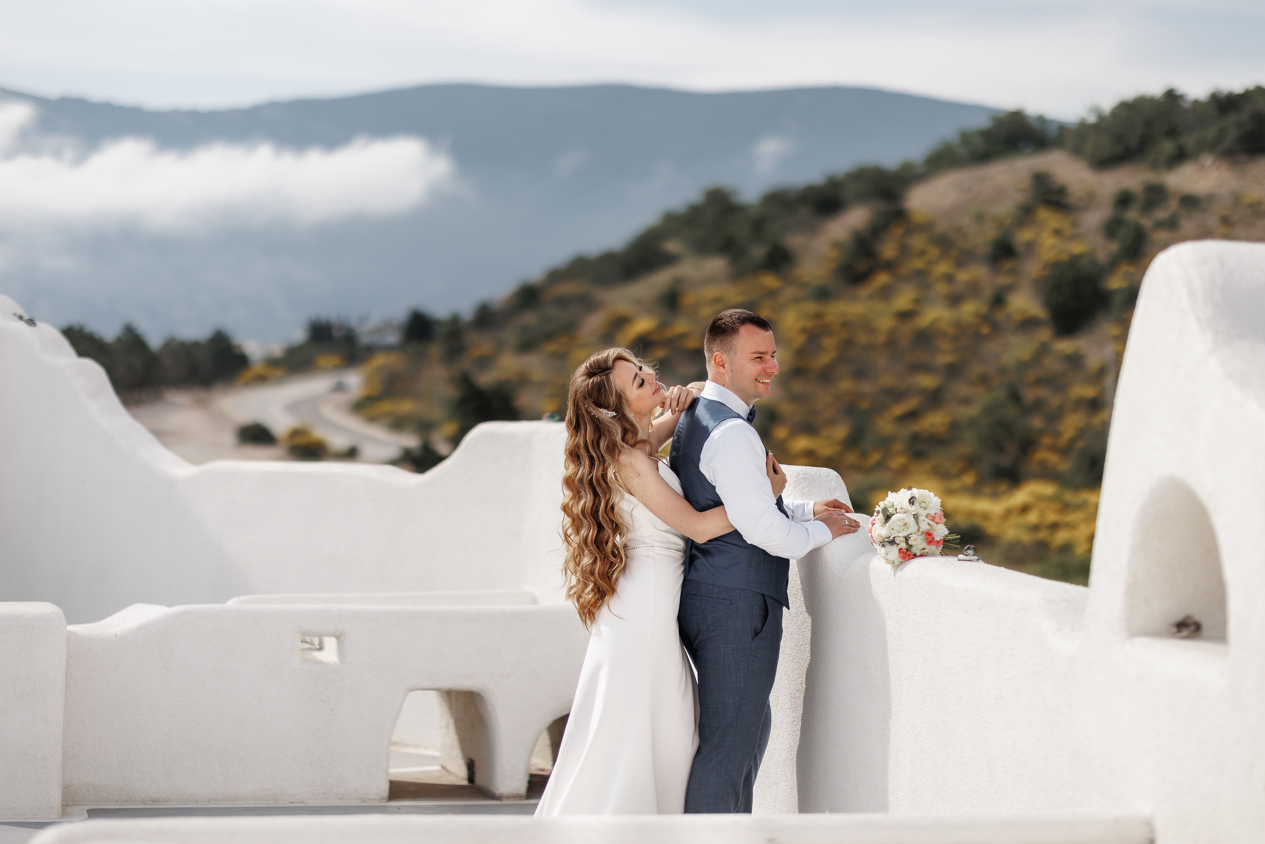 Море и горы. Анонс свадьбы Карины и Алексея. Свадебный фотограф в Крыму и Севастополе Ольга Баскакова