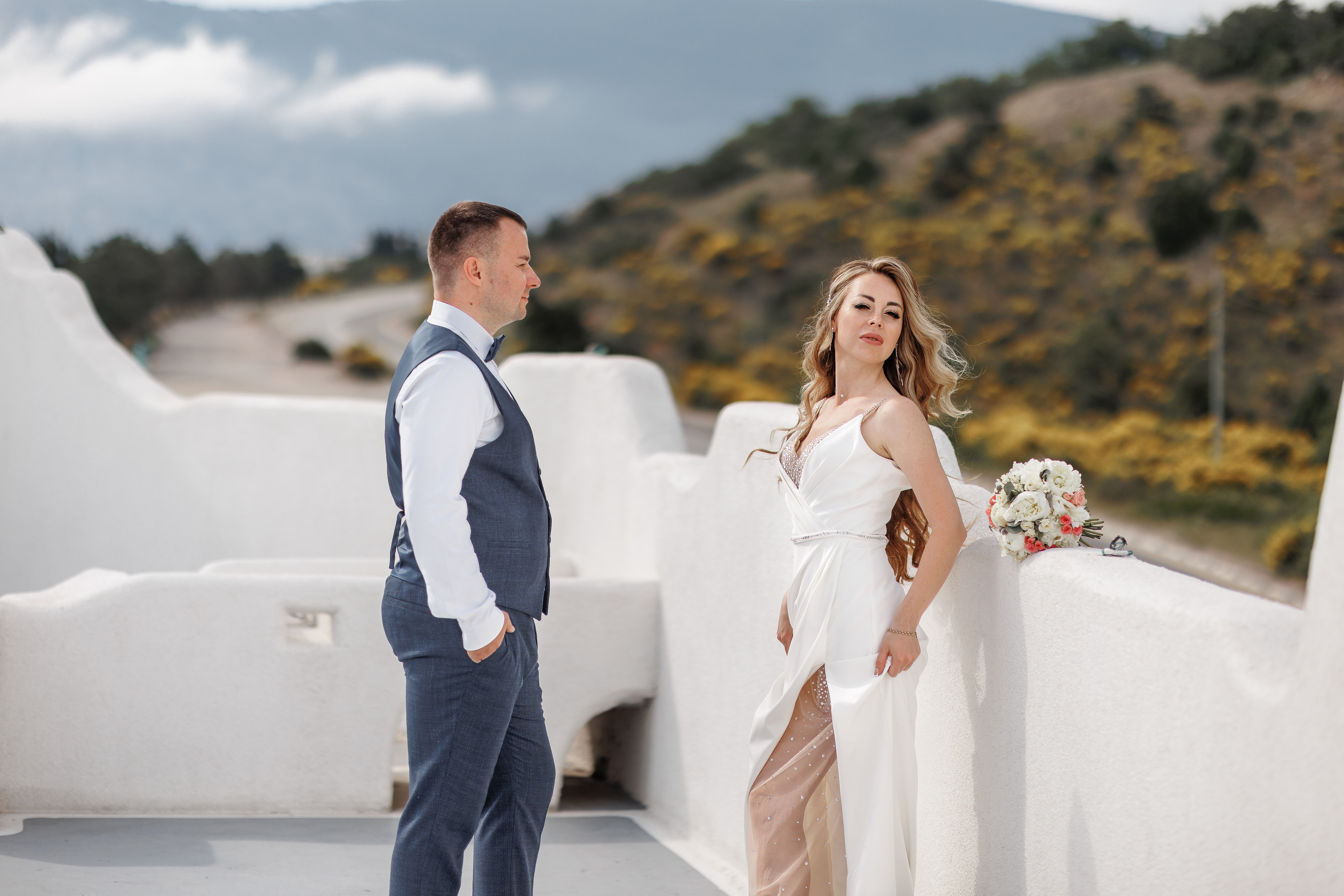 Море и горы. Анонс свадьбы Карины и Алексея. Свадебный фотограф в Крыму и Севастополе Ольга Баскакова