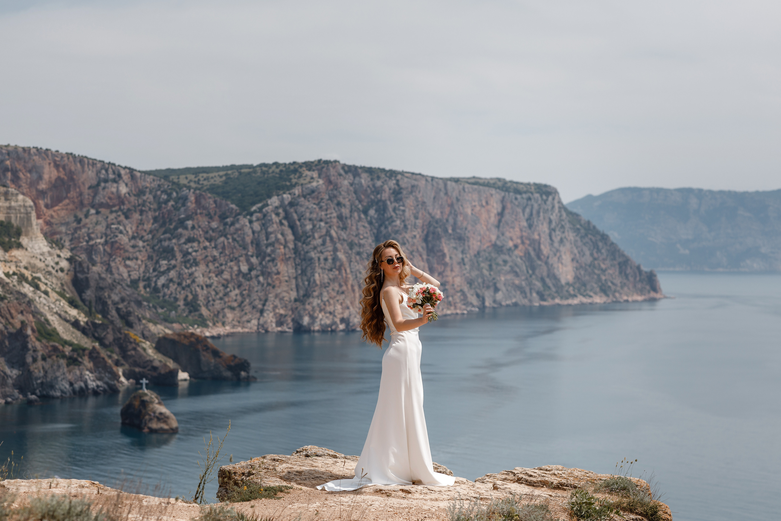 Море и горы. Анонс свадьбы Карины и Алексея. Свадебный фотограф в Крыму и Севастополе Ольга Баскакова