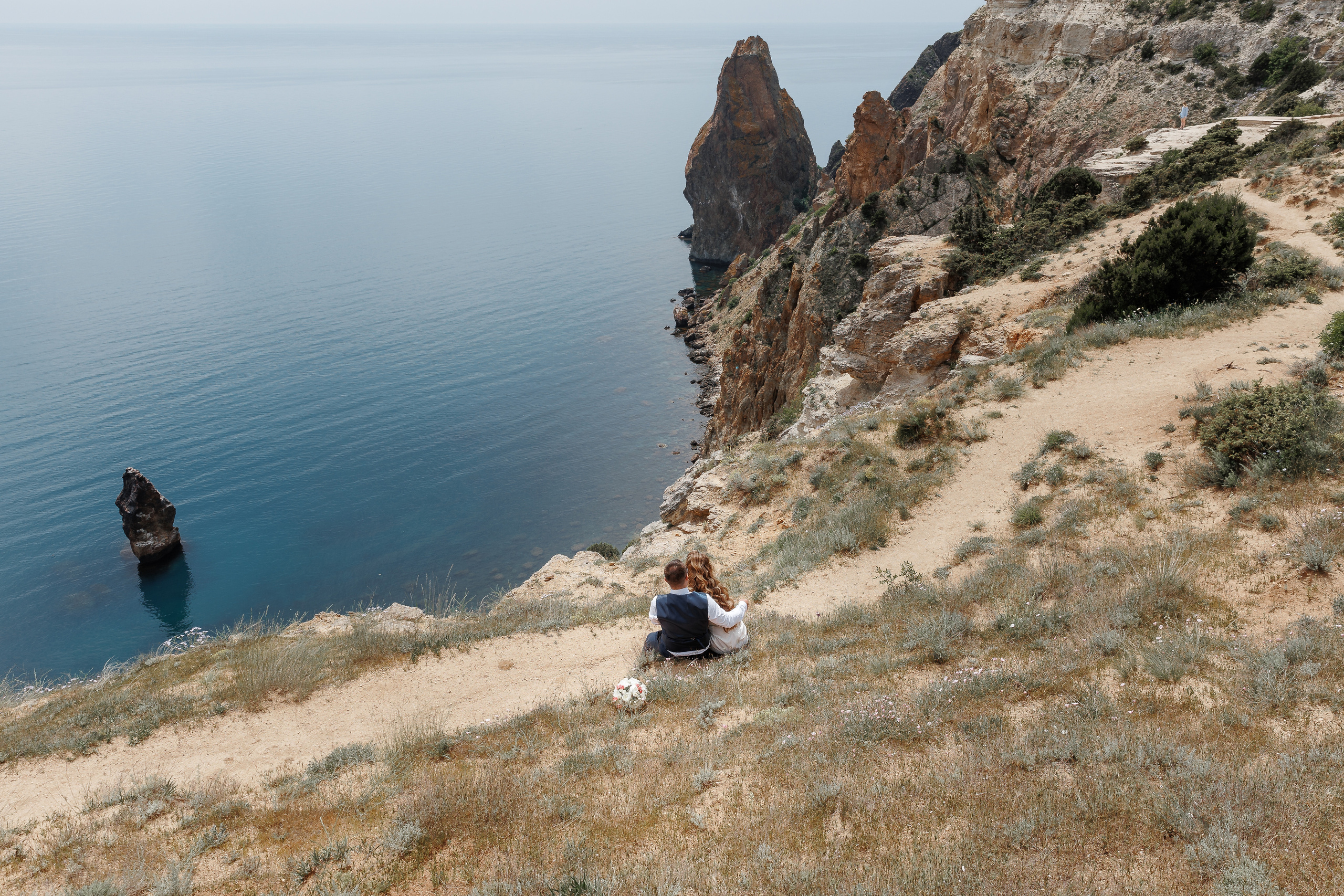 Море и горы. Анонс свадьбы Карины и Алексея. Свадебный фотограф в Крыму и Севастополе Ольга Баскакова