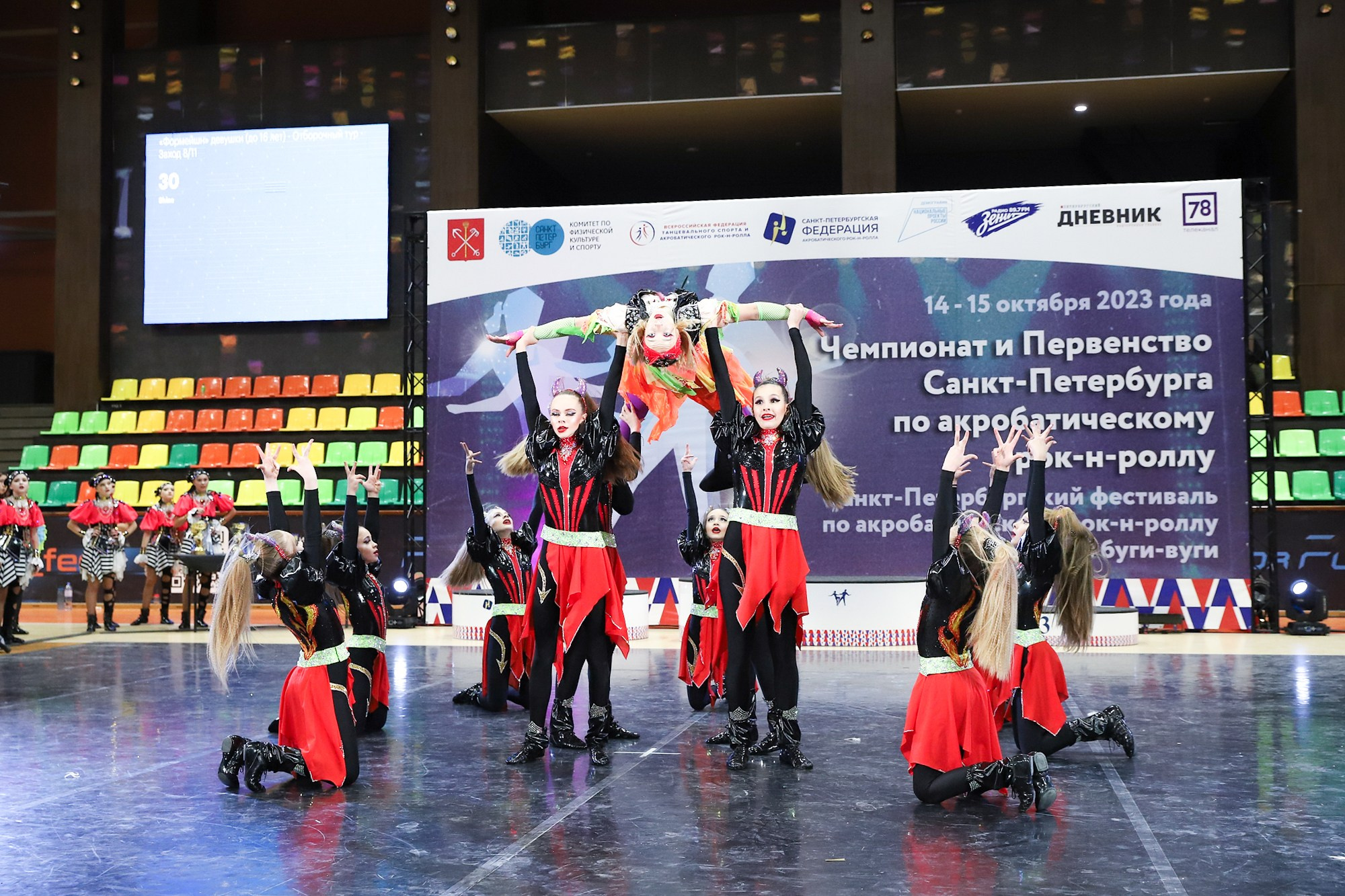 Чемпионат и Первенство Санкт-Петербурга по акробатическому рок-н-роллу. Фотограф Дарья Попова