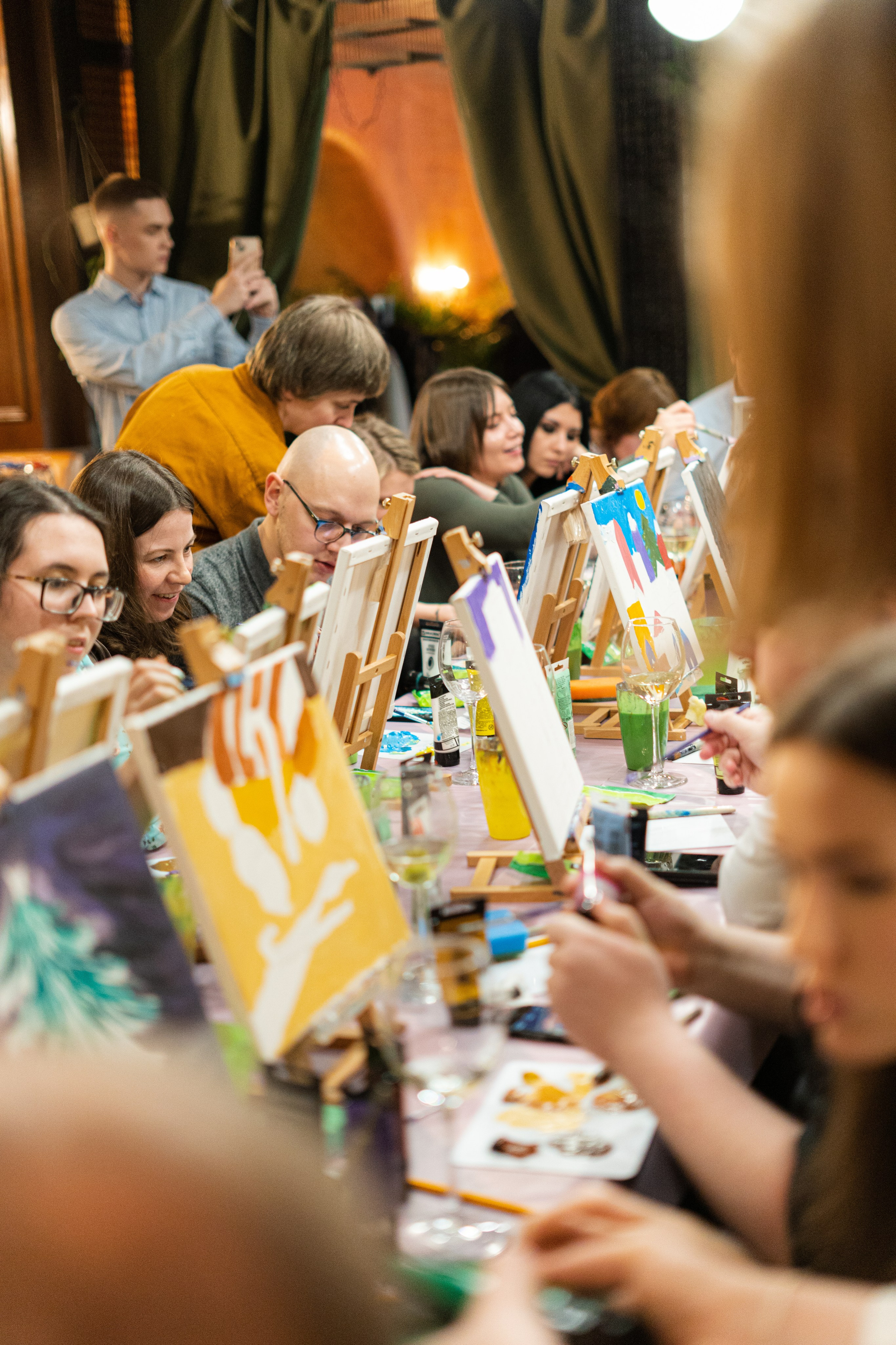 Корпоратив Teach Me Art 2. Портретный фотограф в Москве и Санкт-Петербурге Арина Чех