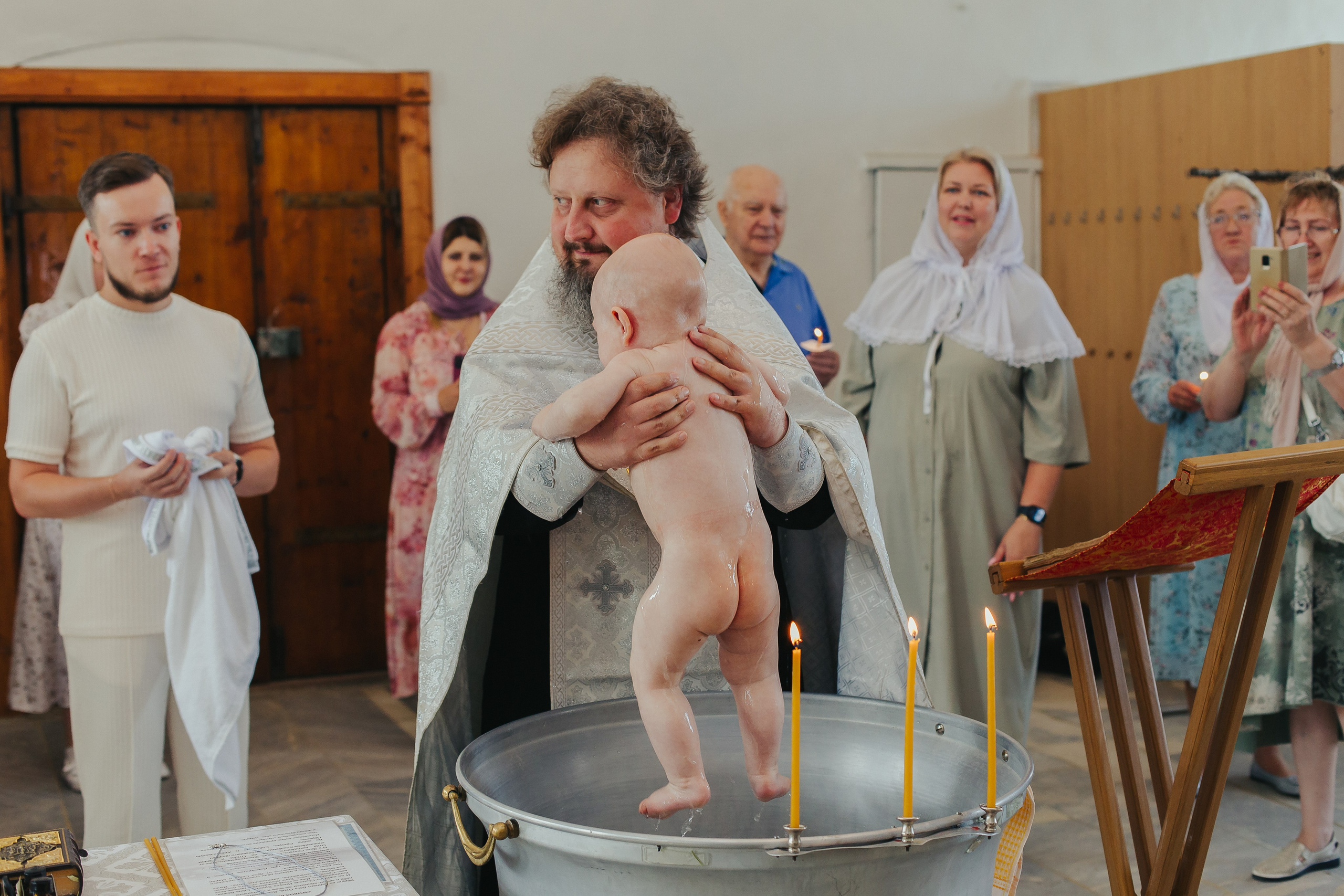 Фотосъемка Крещения в Сергиевом Посаде. Фотограф новорожденных и детский в Сергиевом Посаде Кругликова Юлия