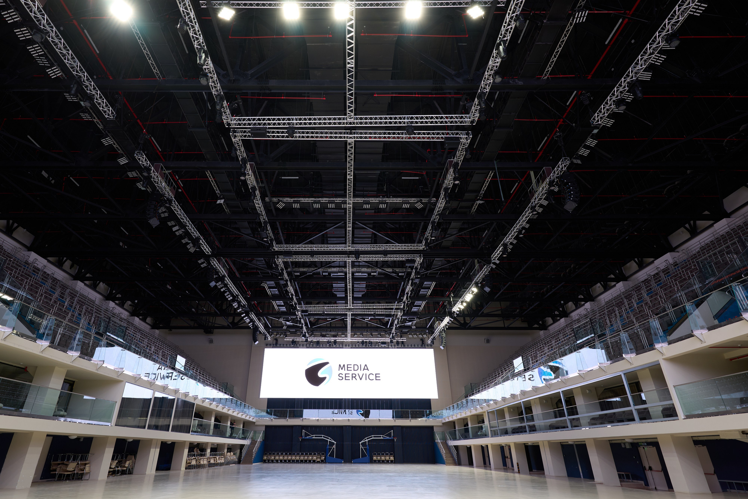 Центр спортивной подготовки Республики Башкортостан Дворец борьбы. Абросимов Лев интерьерный и архитектурный фотограф