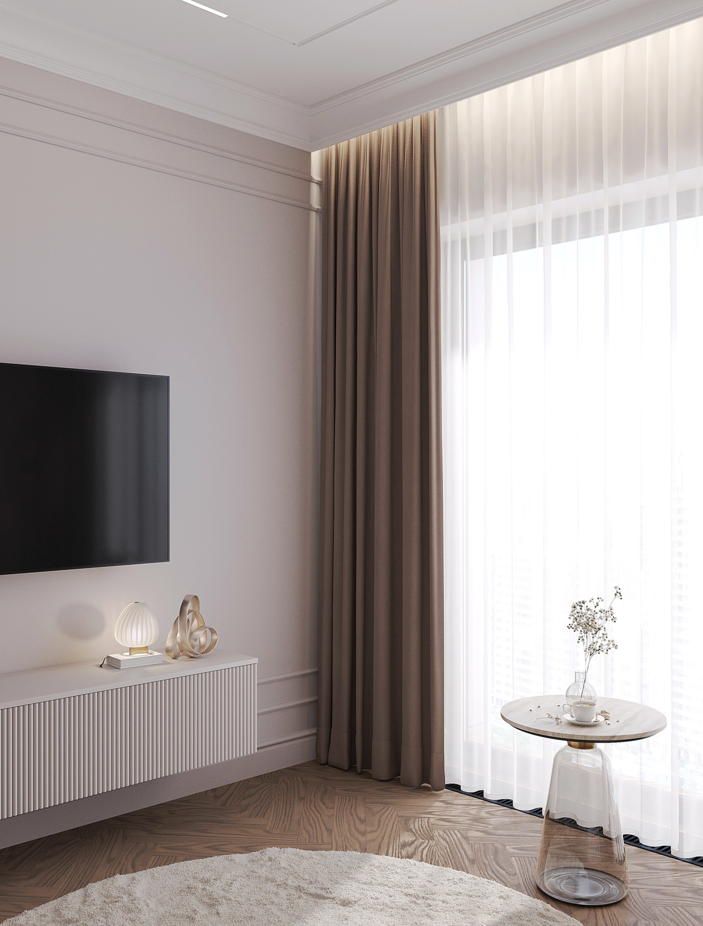 Проект ЖК City Bay Москва. Студия дизайна интерьера Лактионовой Елены