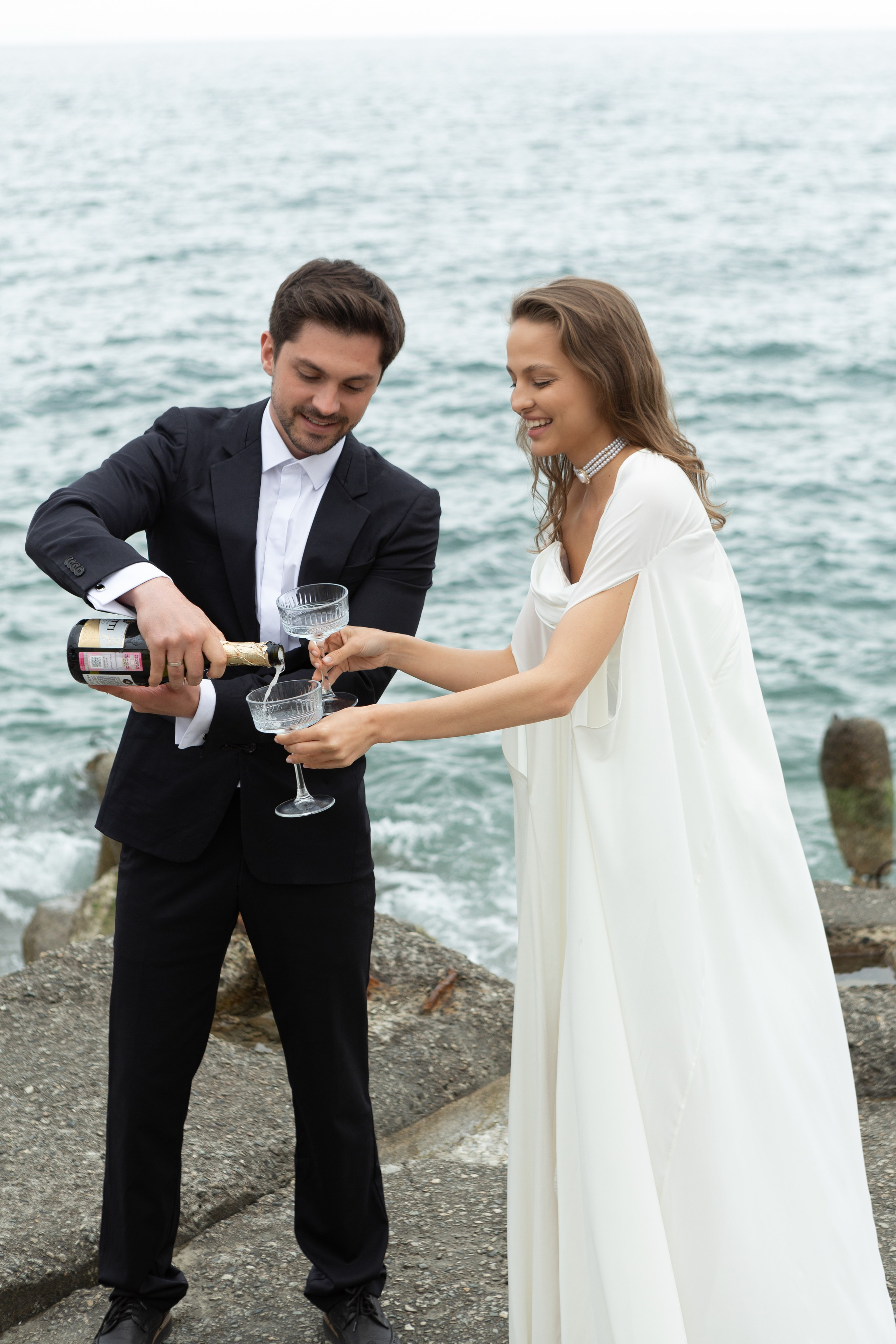 Свадебный фотограф в Сочи — Свадьба Дениса и Александры на берегу моря. Свадебный фотограф Ростов на Дону / Таганрог — Усачева Анастасия