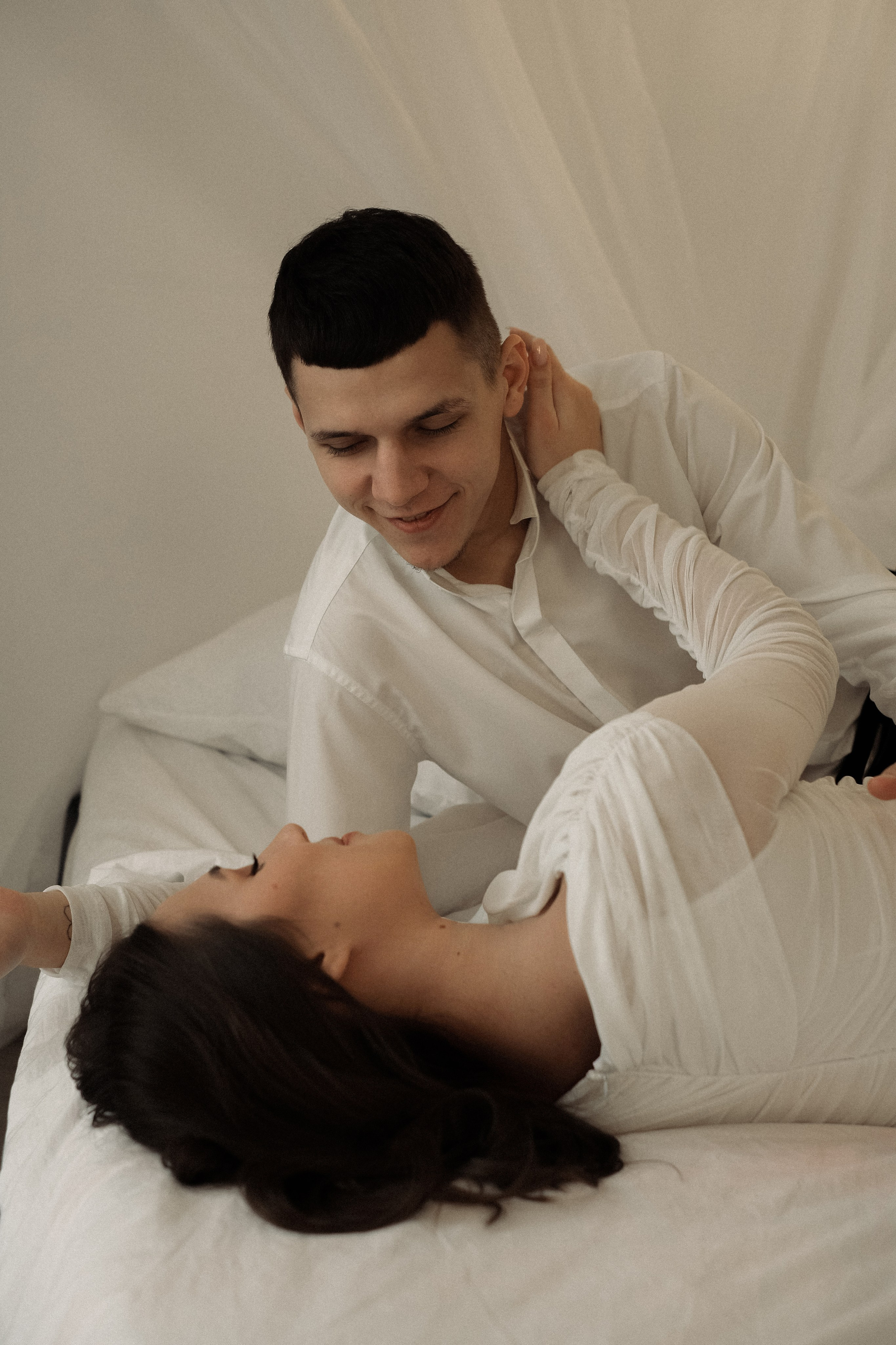 Никита и Юля. Фотограф в Москве. Женский и мужской портрет, лавстори (love story)