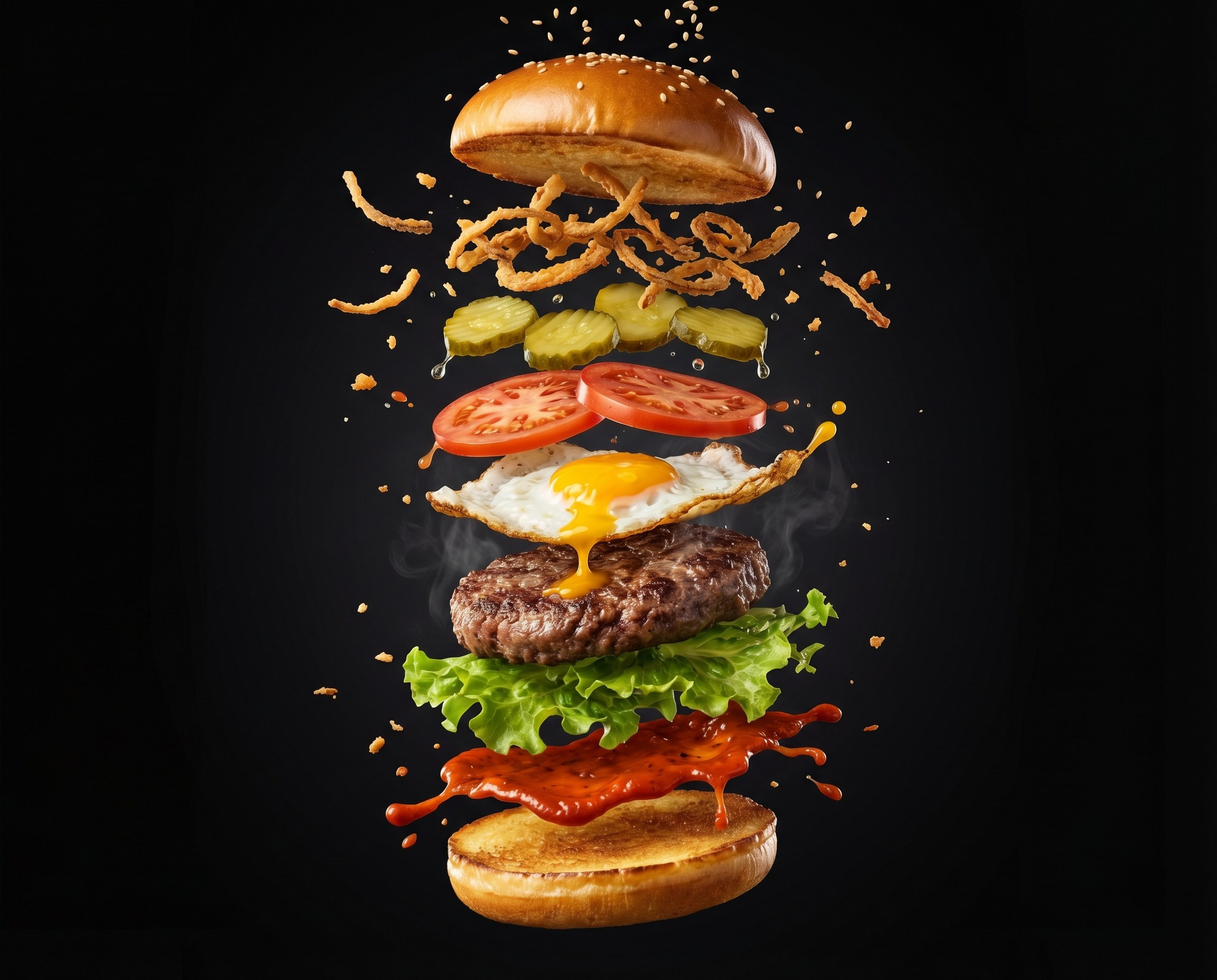 Создание иллюстраций для меню и сайта фаст-фуд заведения