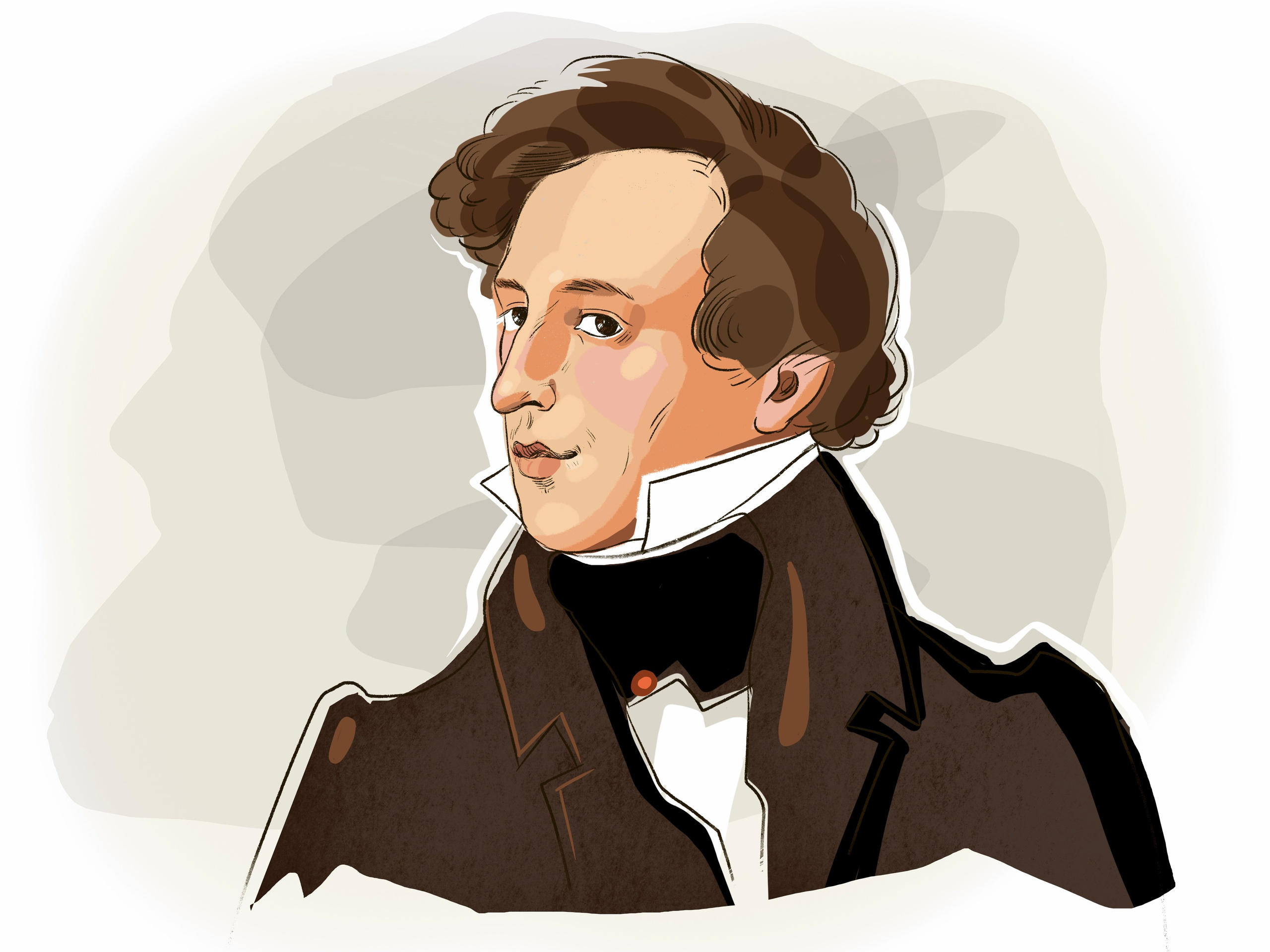 Мендельсон. Художник Анна Хопта