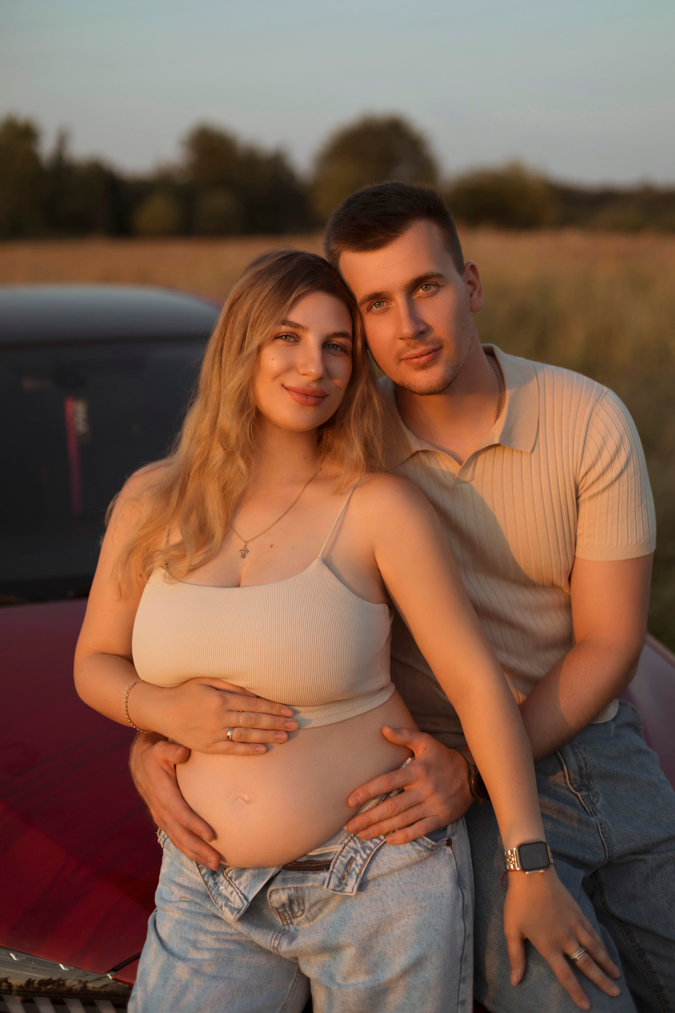 Беременность. Фотограф Мария Щеголькова. Чувственный женский портрет